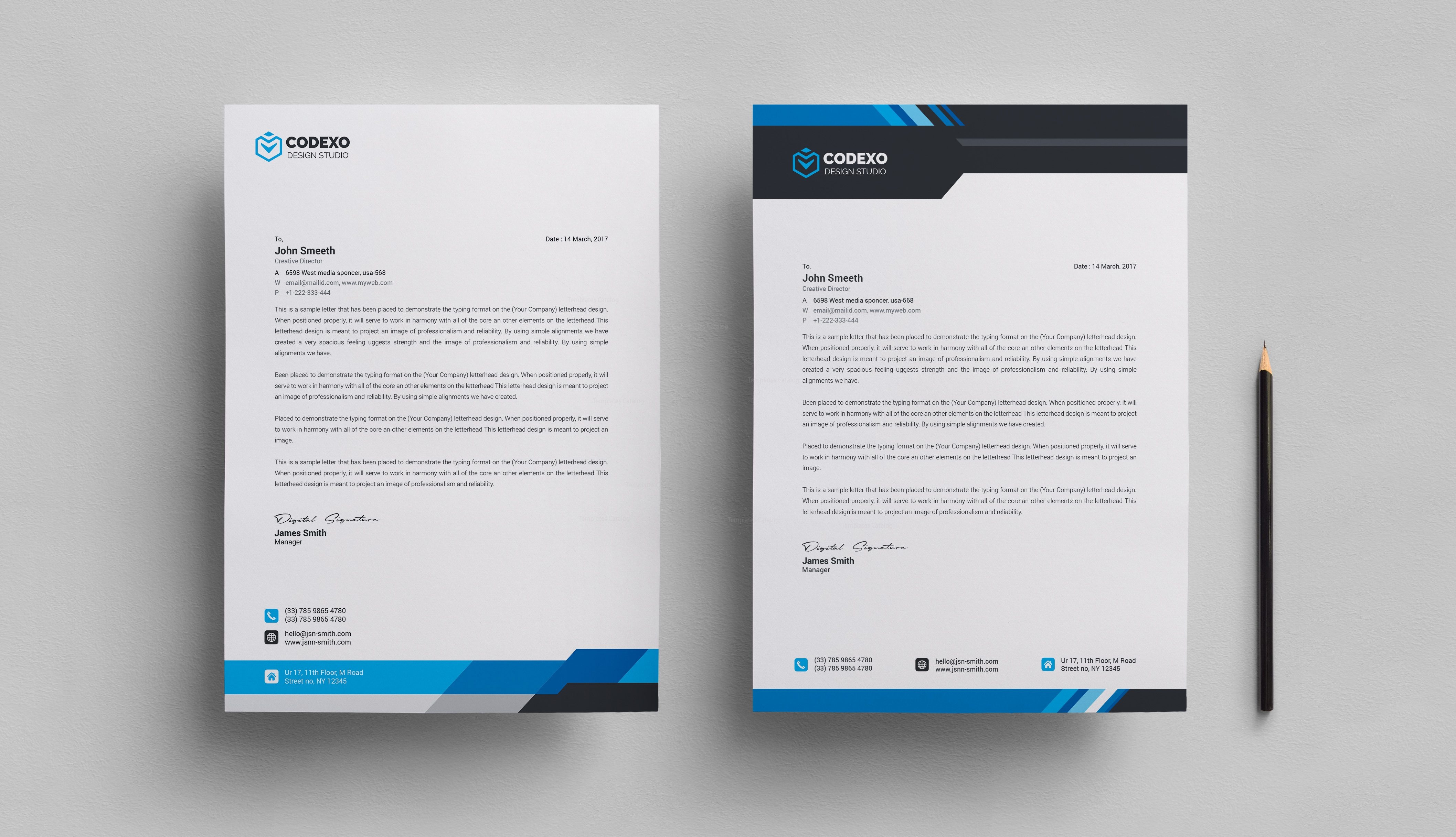 high quality letterhead stationary template 000609 template catalog