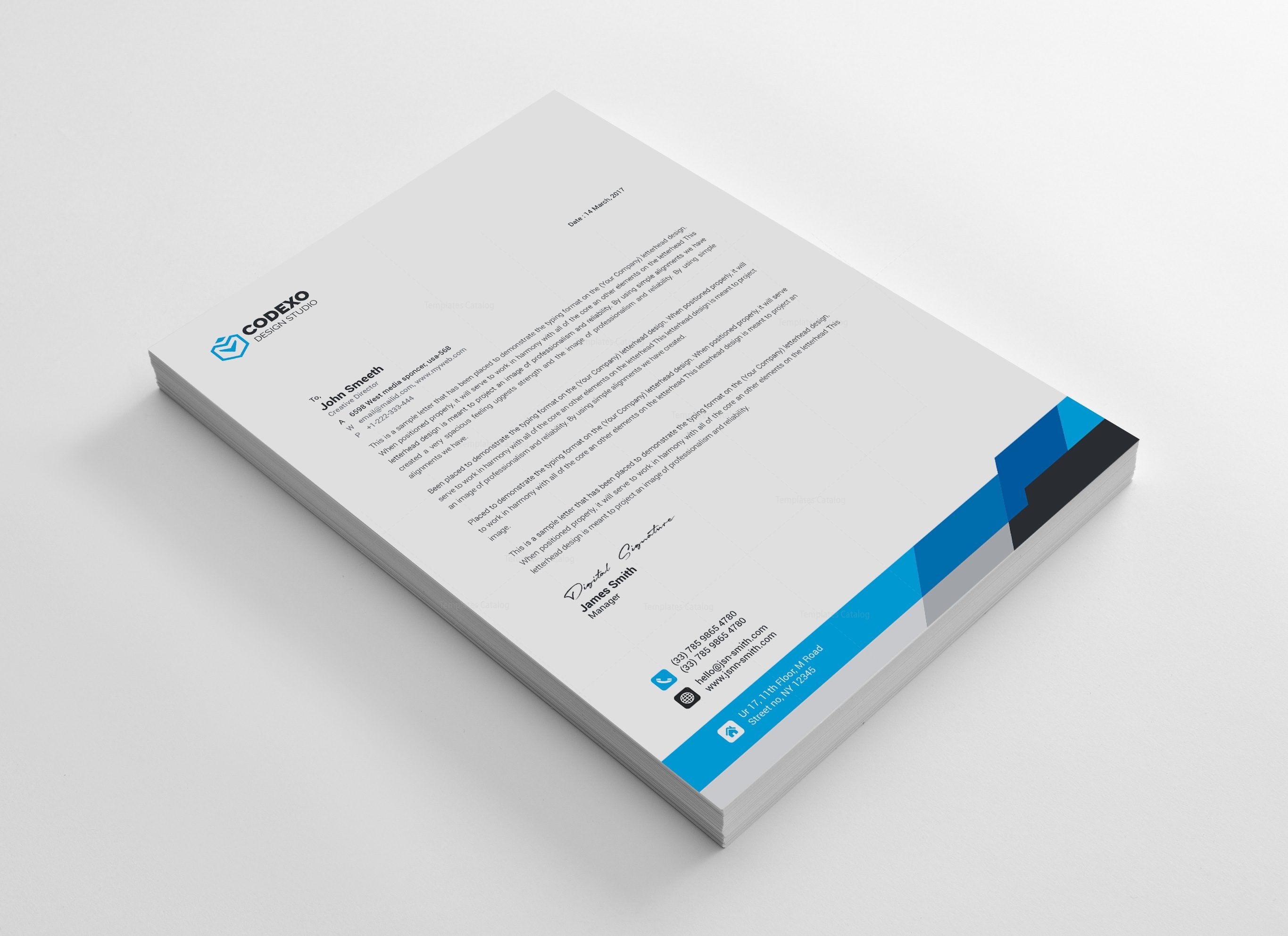 letterhead stationary templates