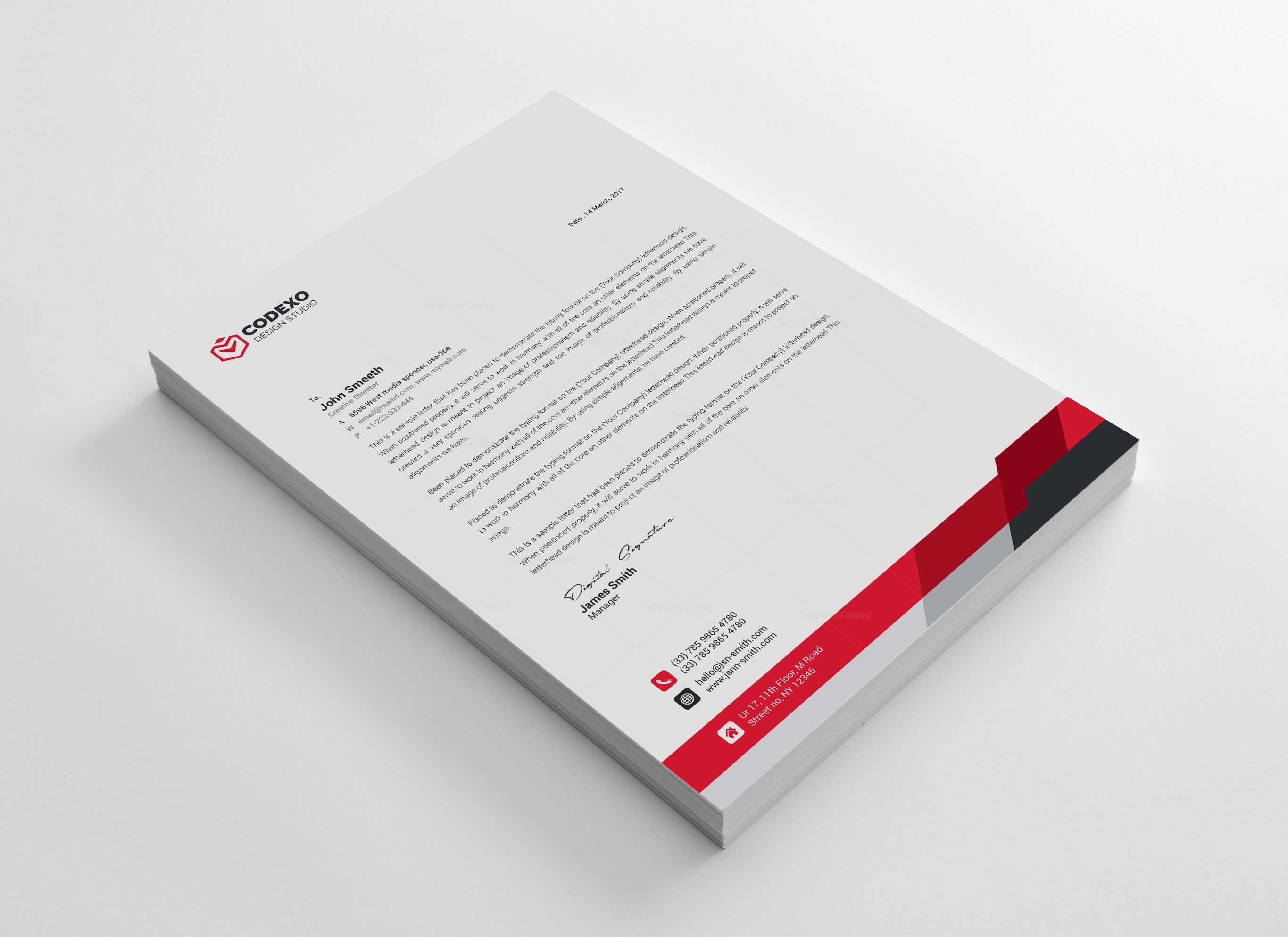 high quality letterhead stationary template 000609 template catalog