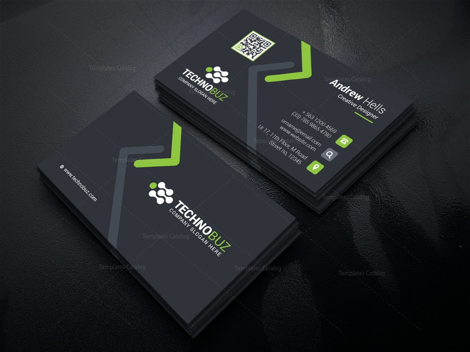 tech business cards
