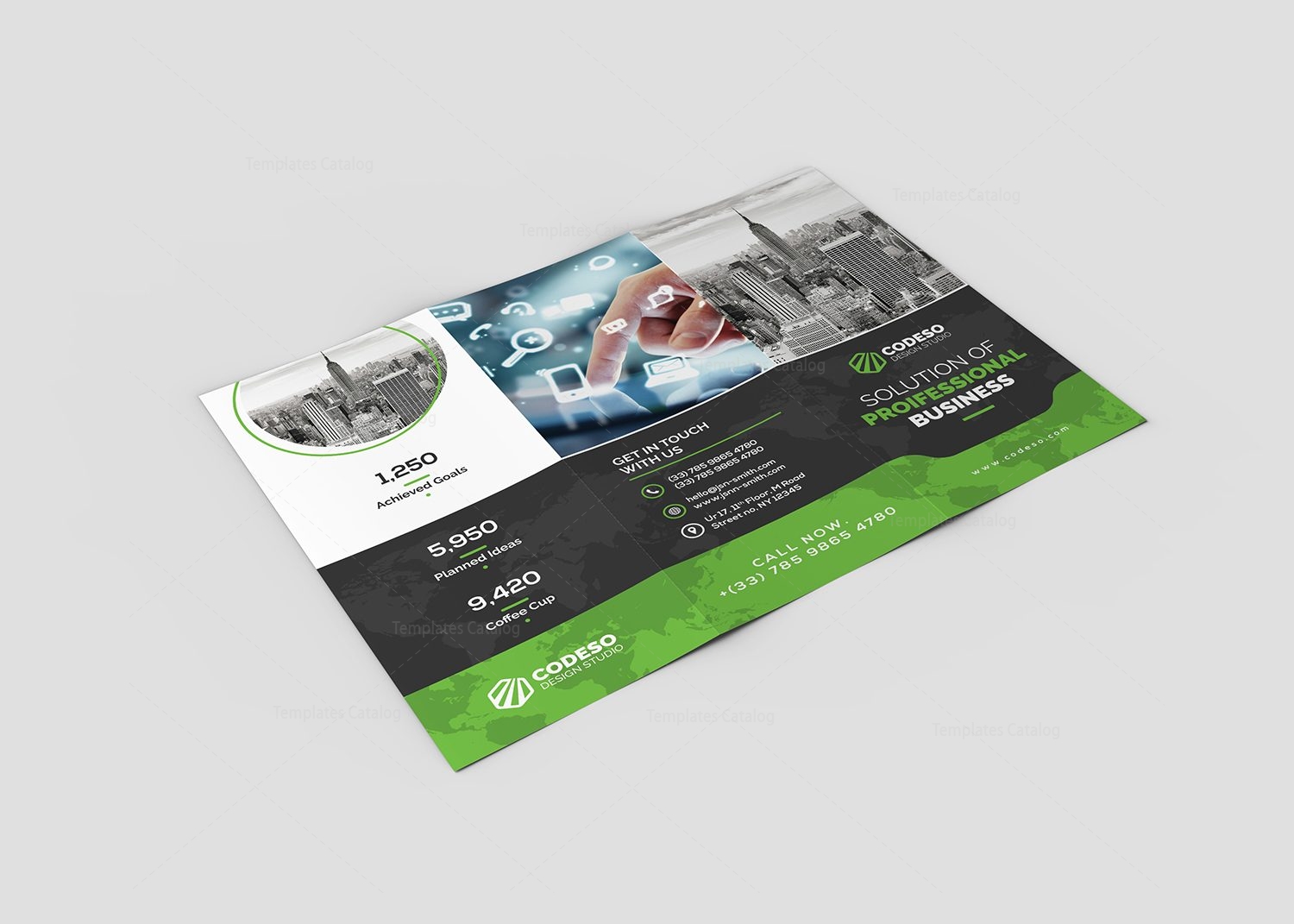 holly corporate tri fold brochure template 000776 template catalog