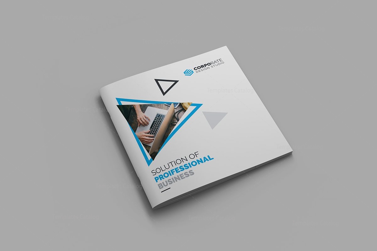 iris plain corporate bi fold brochure template 000800 plain brochure template
