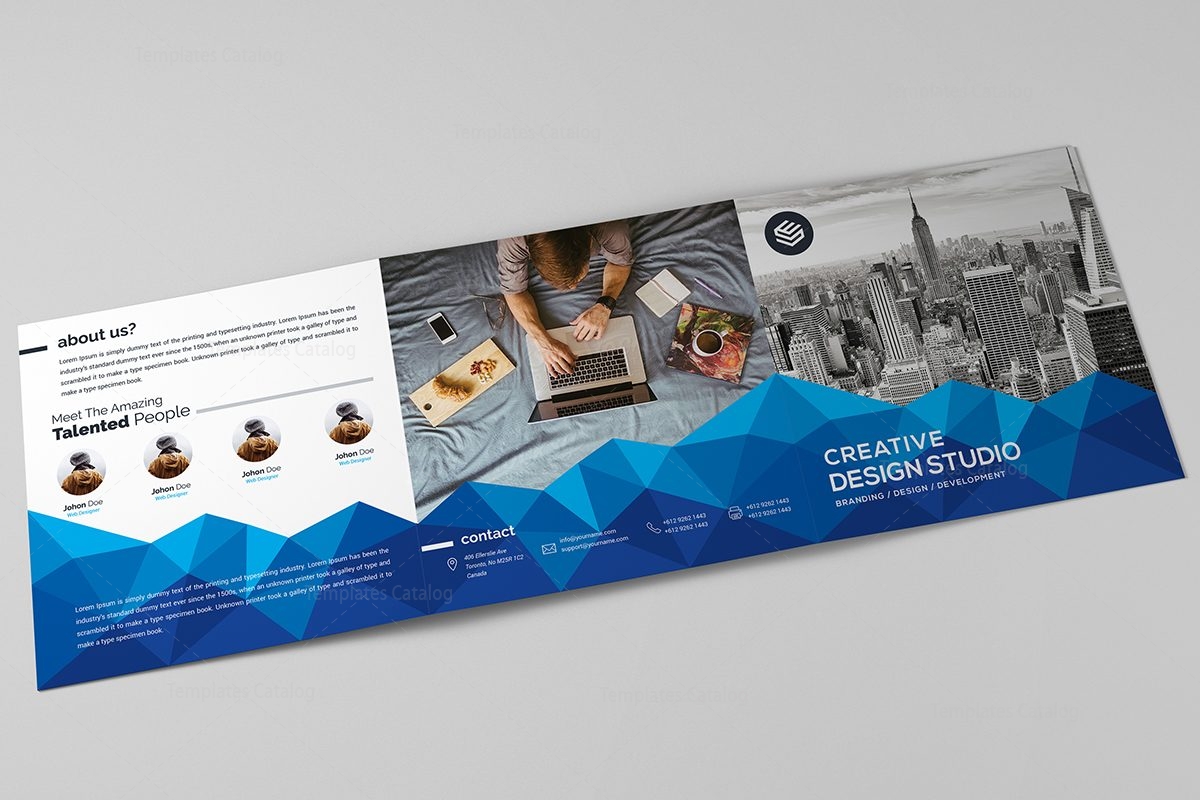 designing a tri fold brochure
