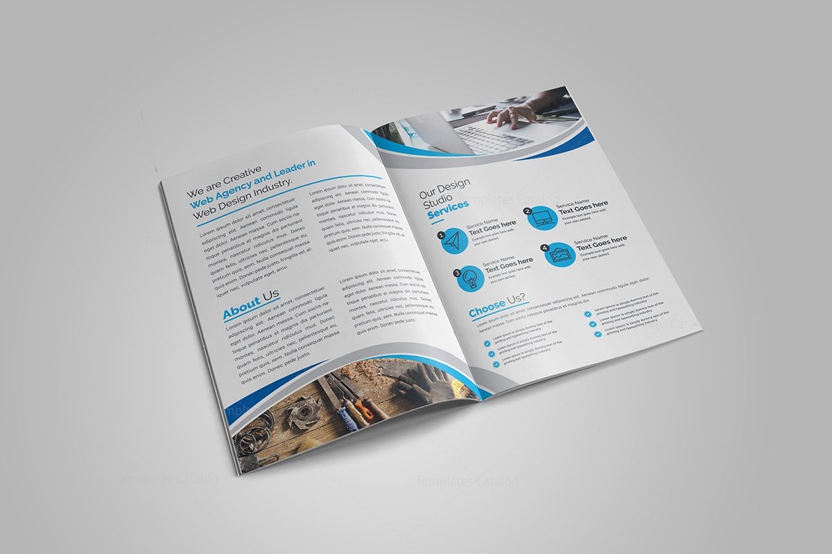 bi fold brochure design