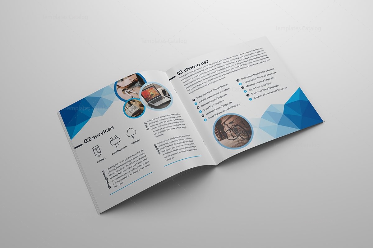 two fold brochure template