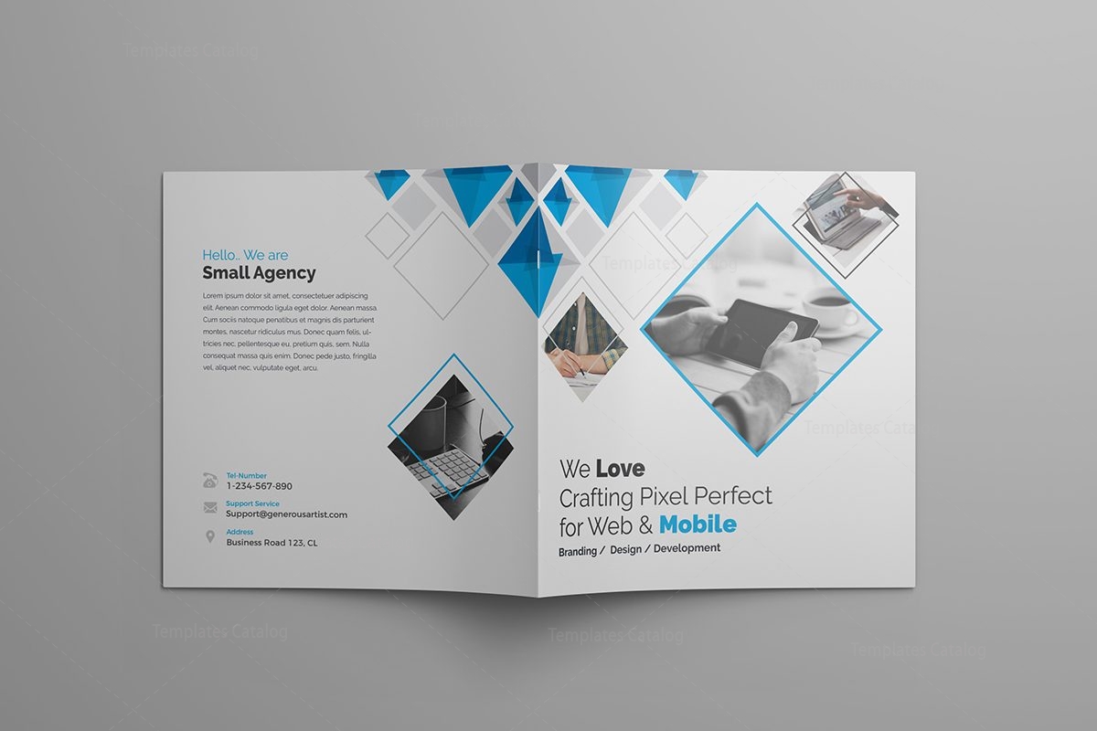 supernova premium square bi fold brochure template 000805 template