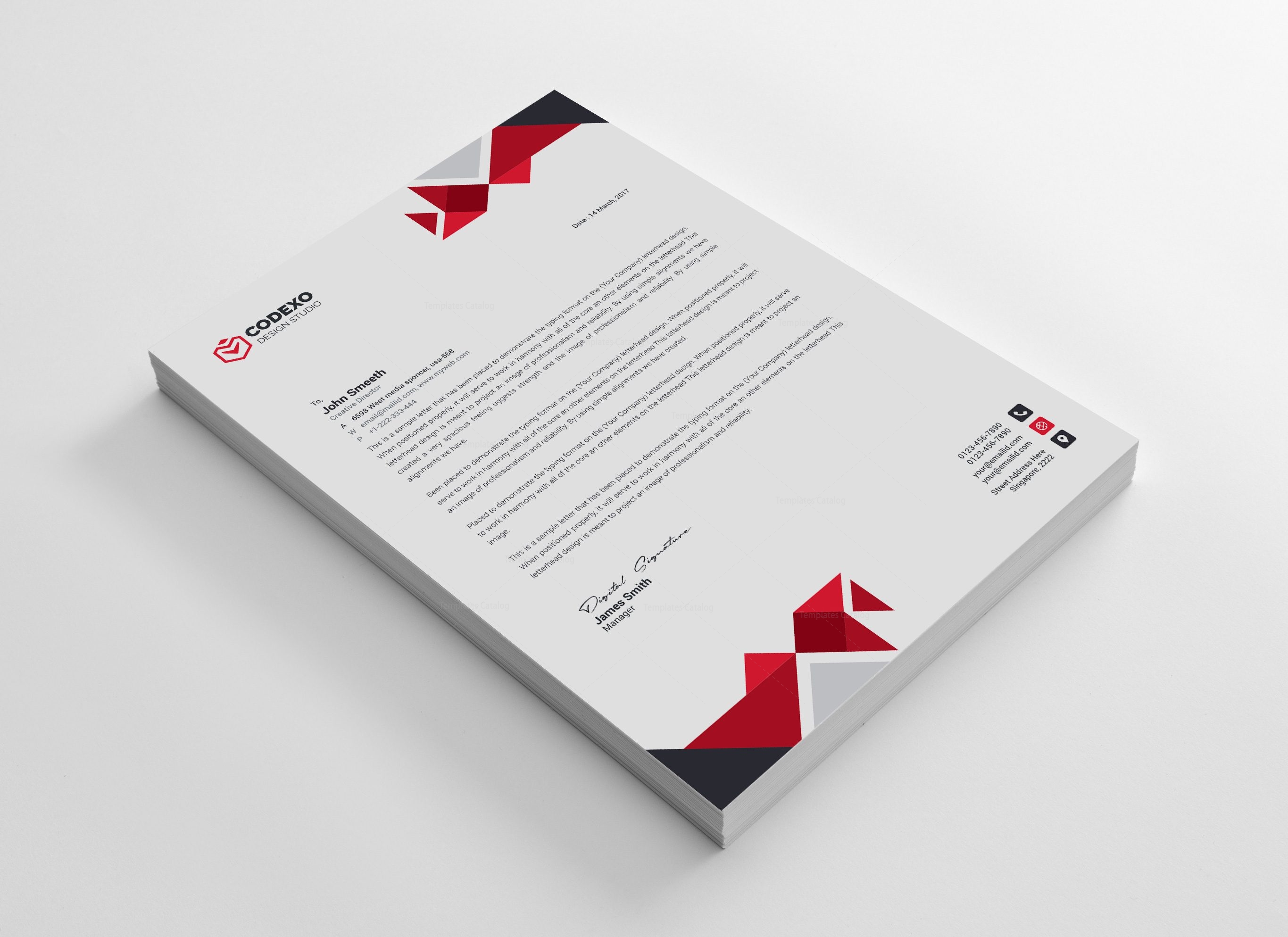 angel professional corporate letterhead template 000898 template create professional business letterhead