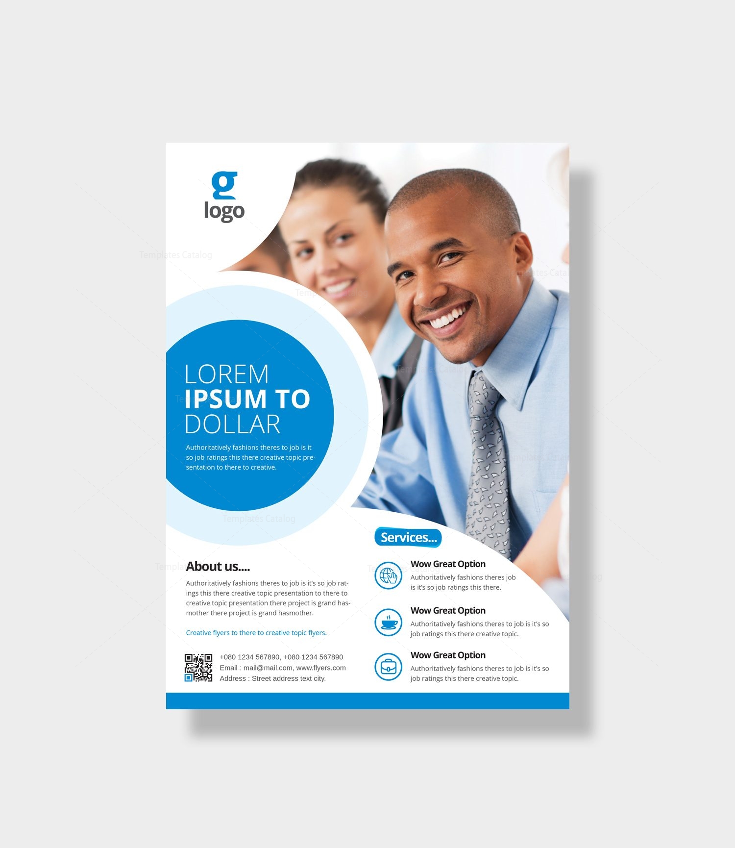 athena elegant corporate flyer template 000965 template catalog