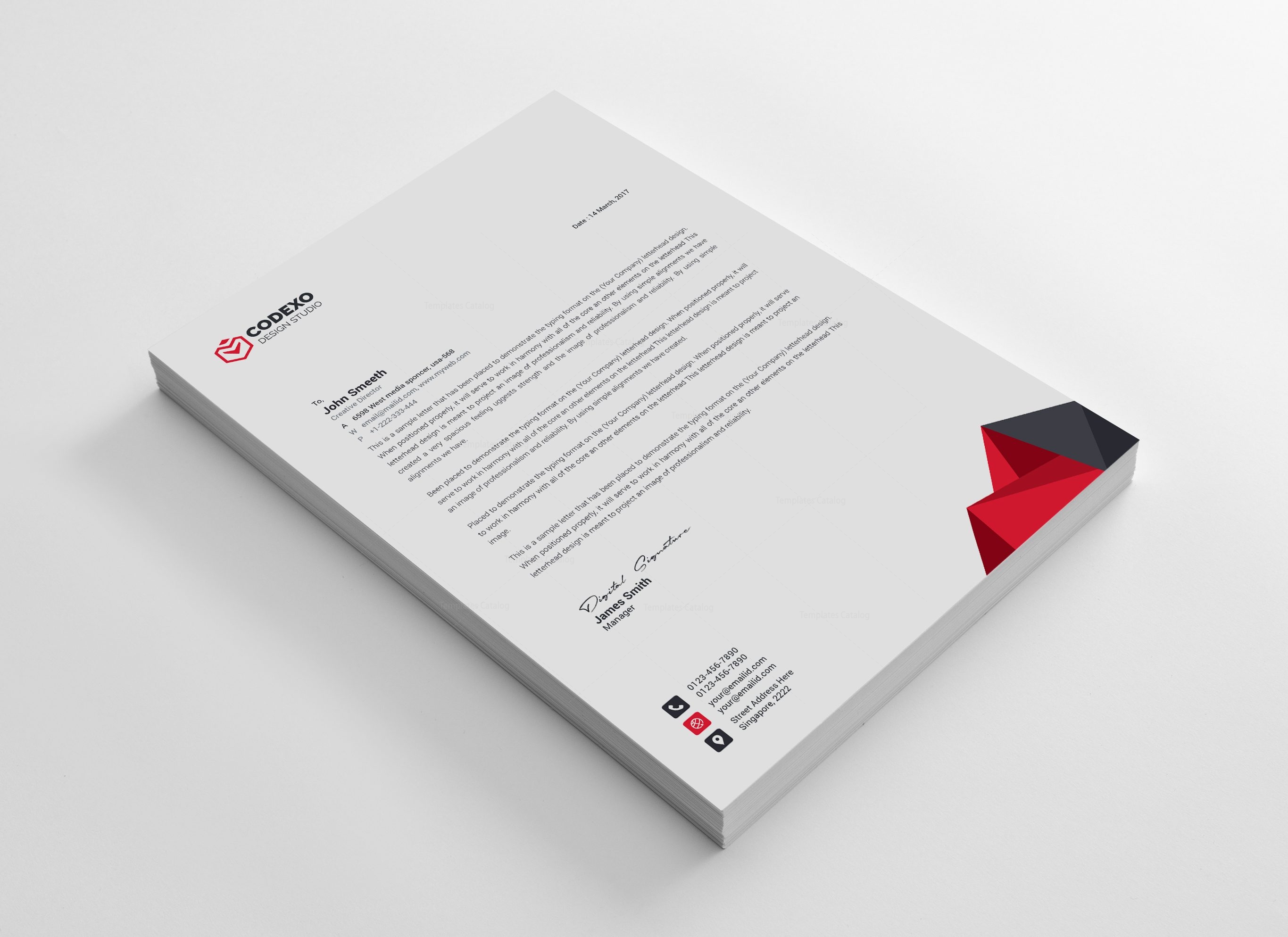 atlas modern corporate letterhead template 000882 template catalog business letterhead templates with logo