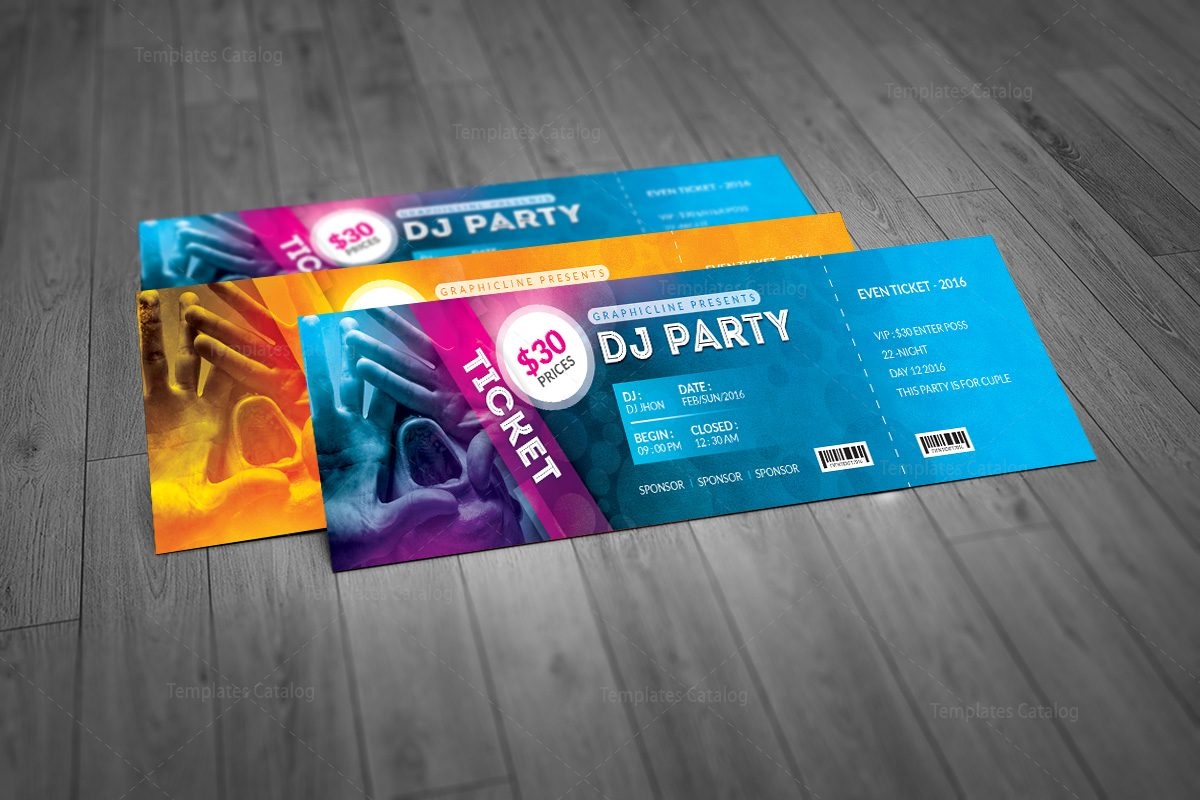 elegant event ticket template 000957 template catalog