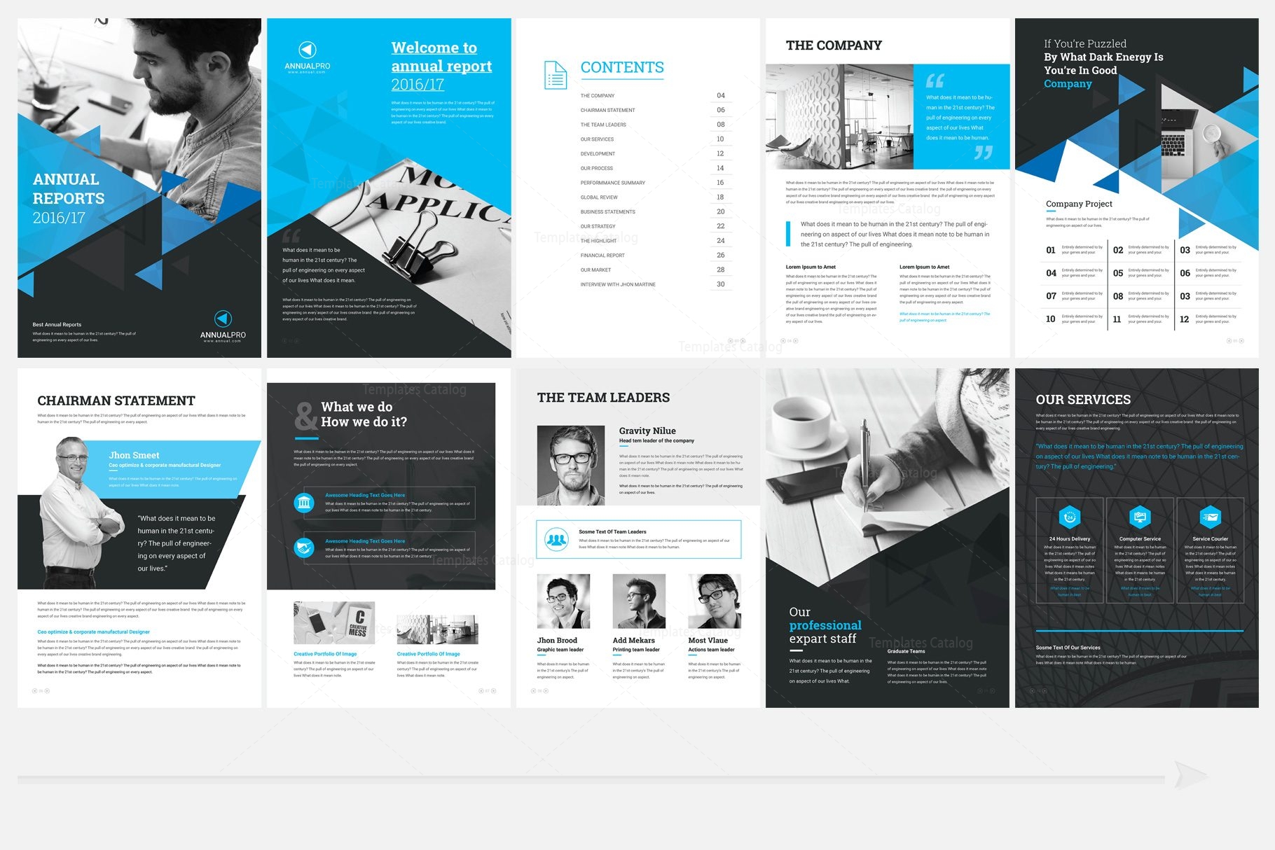 2 page brochure template