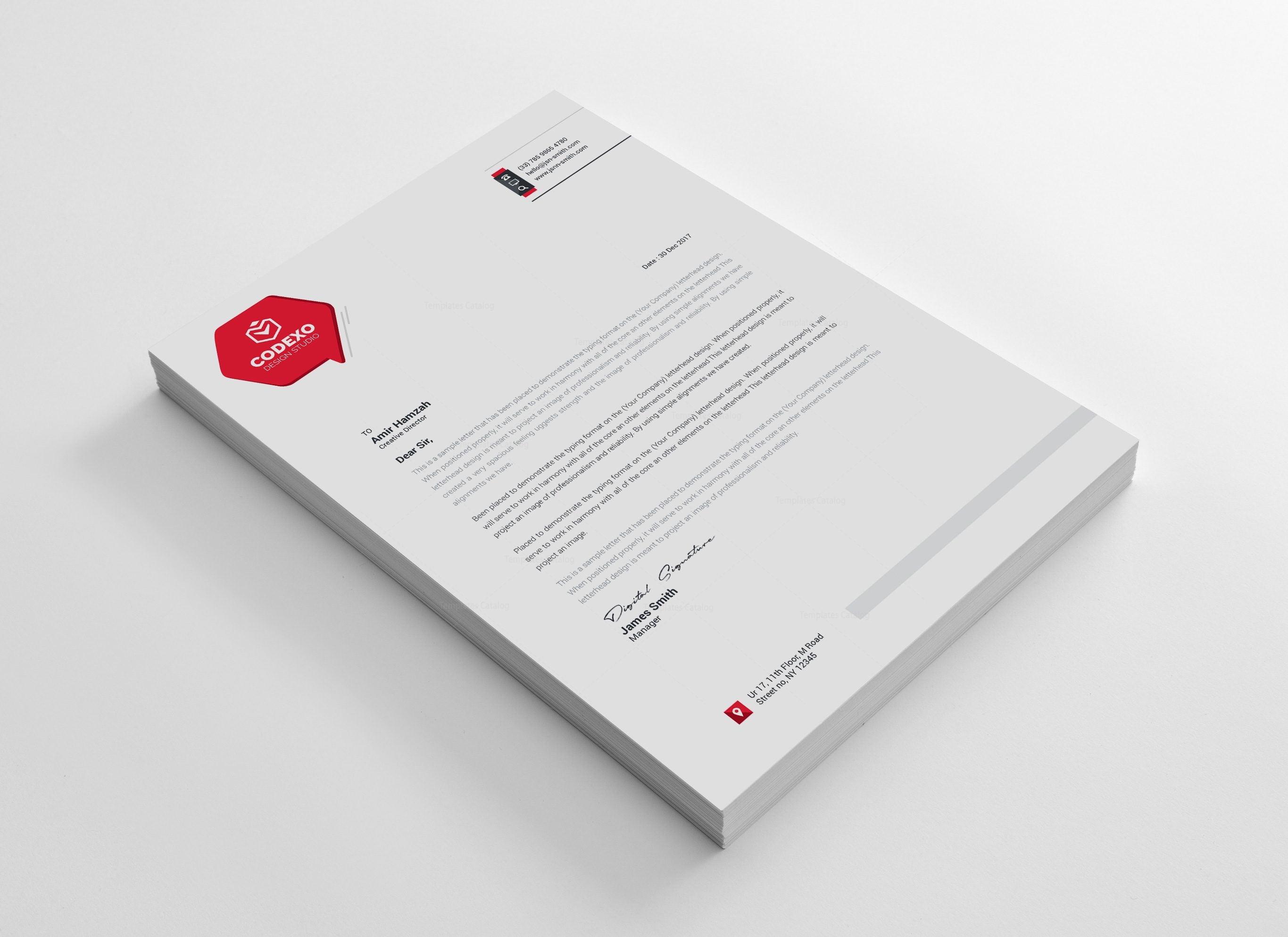corporate letter design