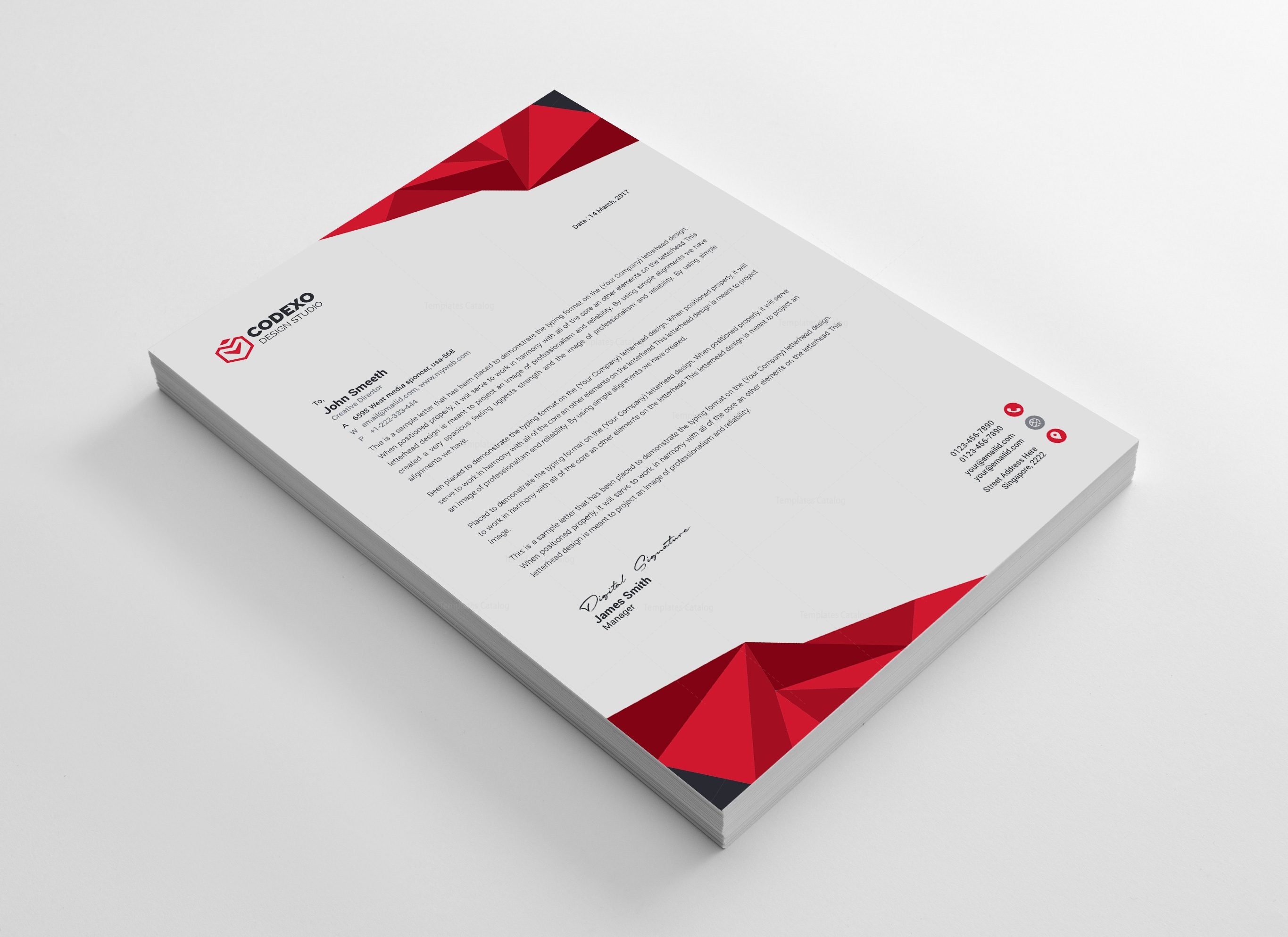 template of letter head