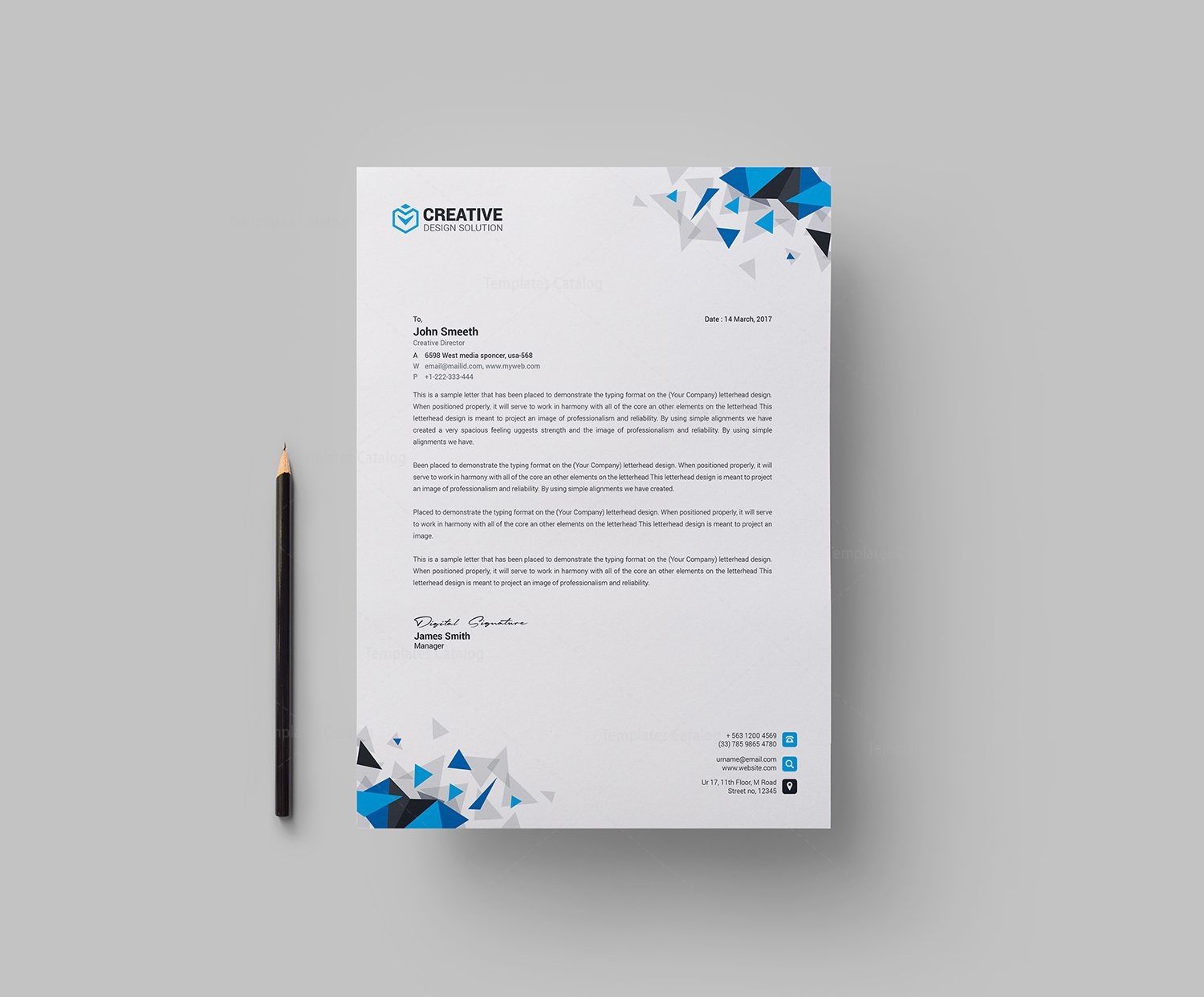 corporate letterhead design