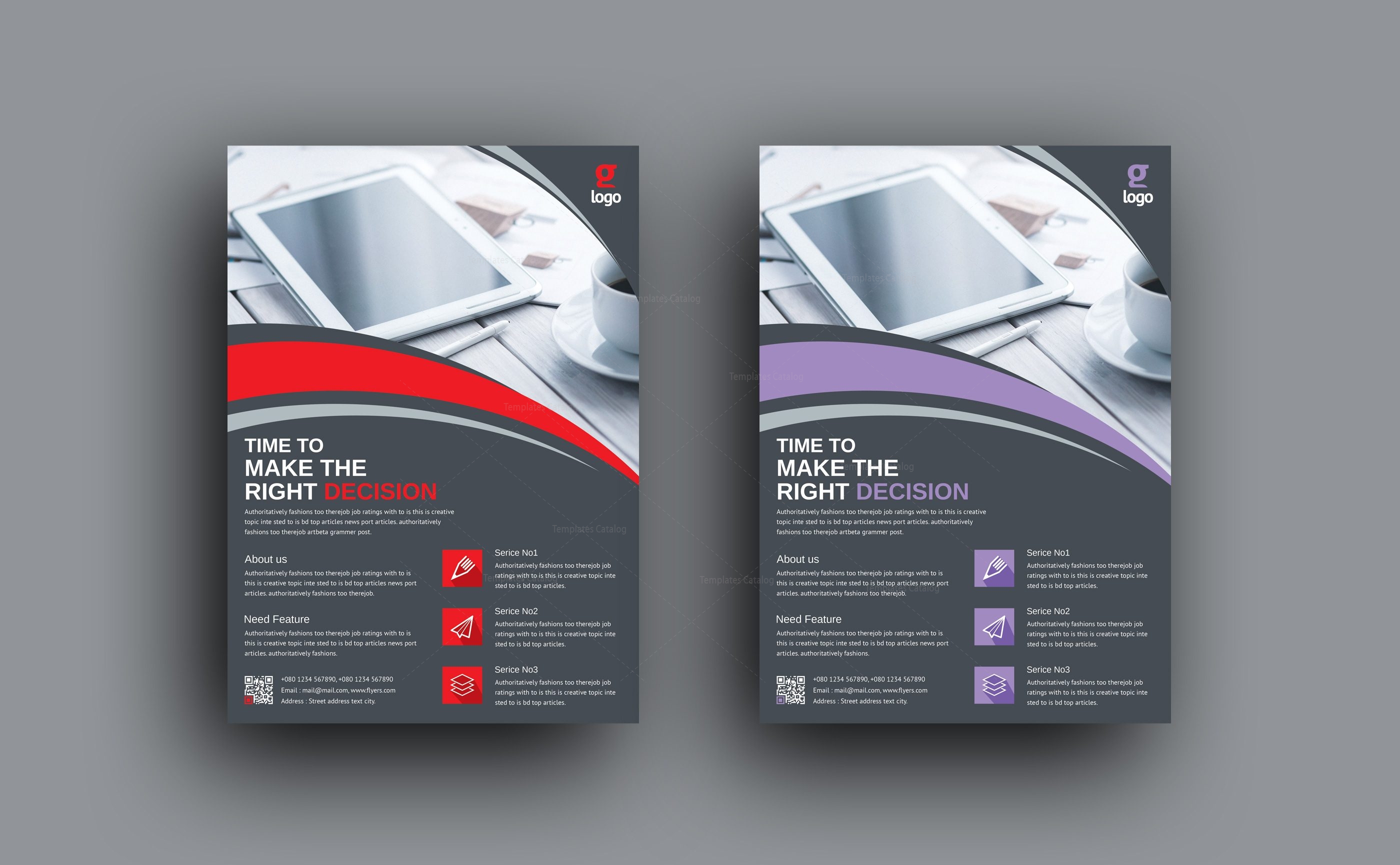 kratos professional corporate flyer template 0010001 template catalog mail out flyer templates