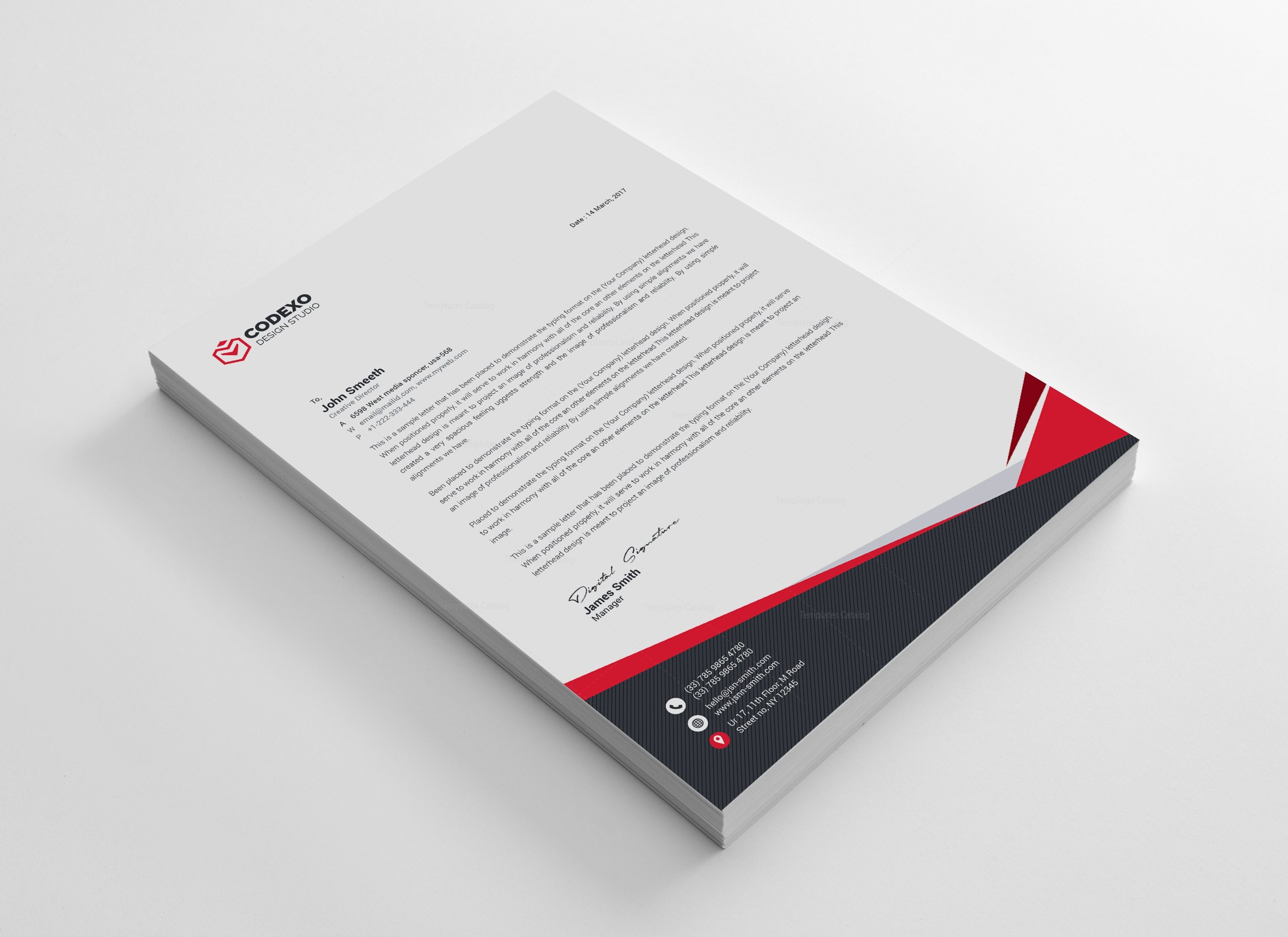 Download Popular <strong>Template Example</strong> - songspkmax.com Example letterhead template