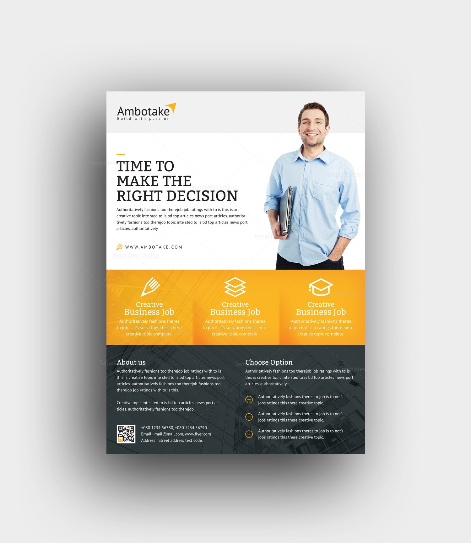 momus professional corporate flyer template 001002 template catalog