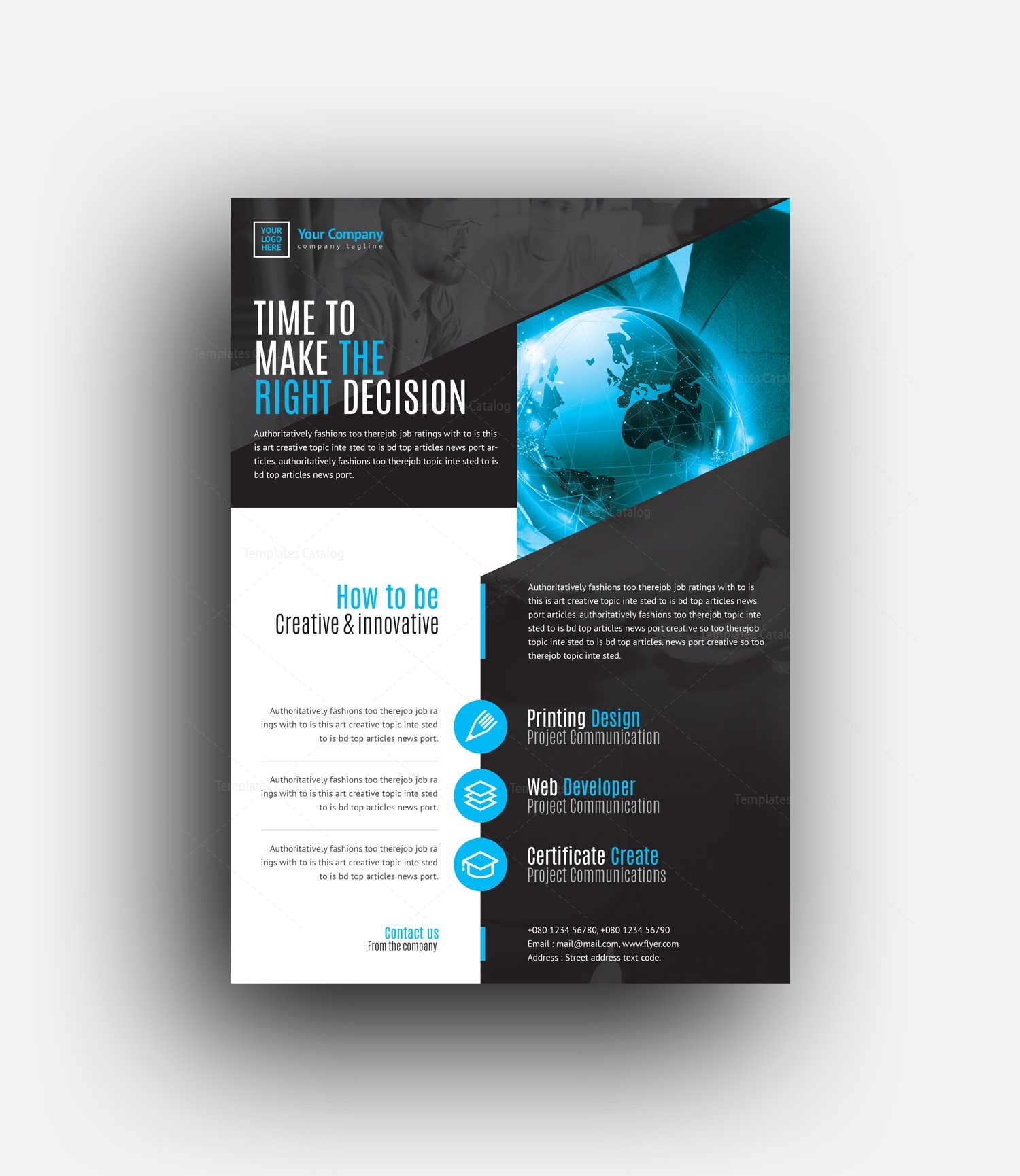 morpheus professional corporate flyer template 0010003 professional fliers
