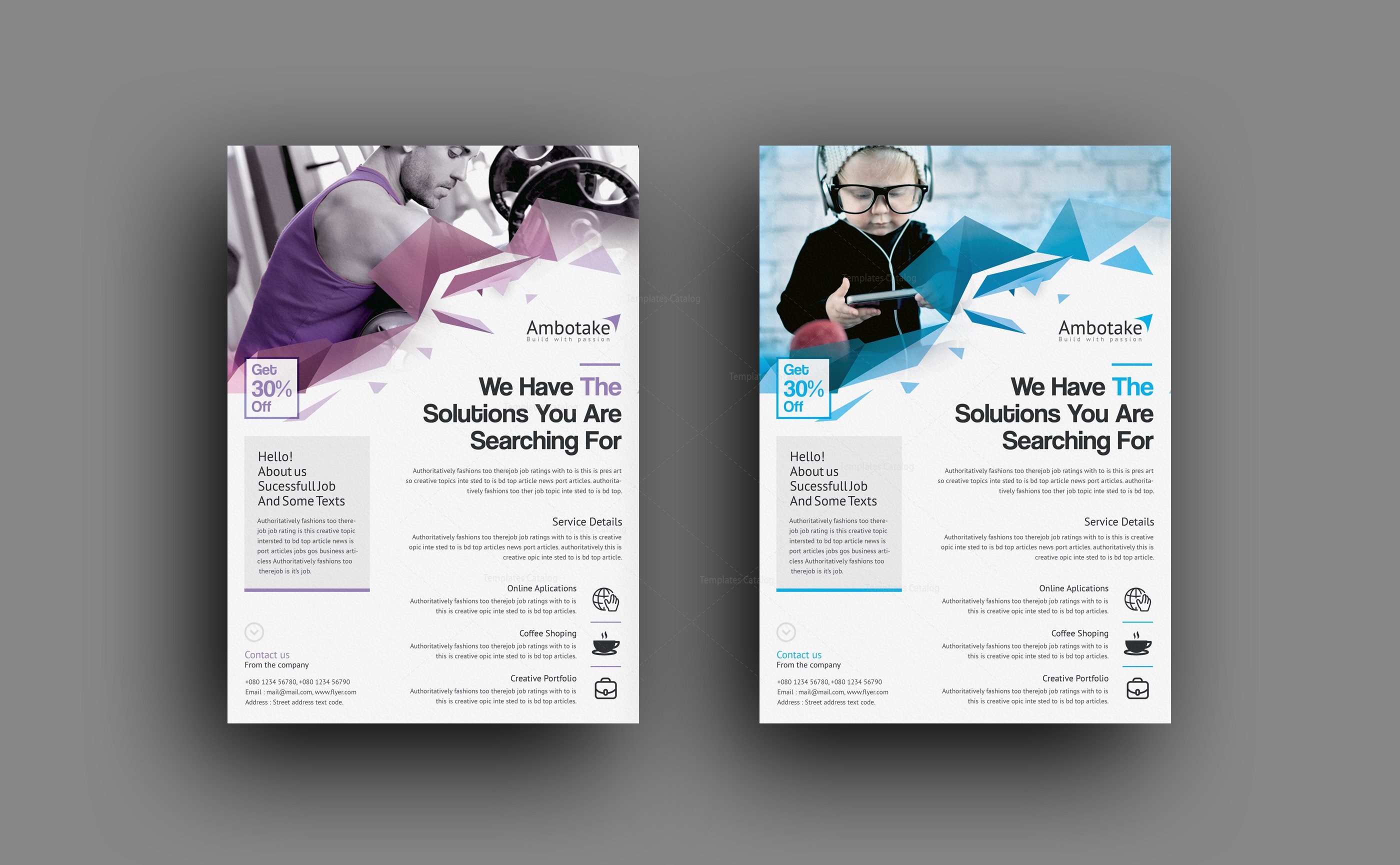 notus professional corporate flyer template 0010005 template catalog mail out flyer templates