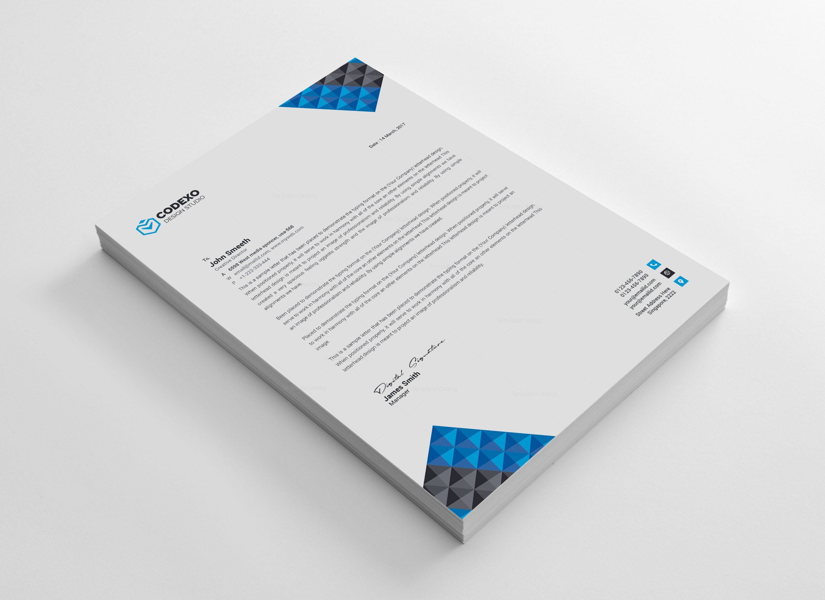 the letterhead