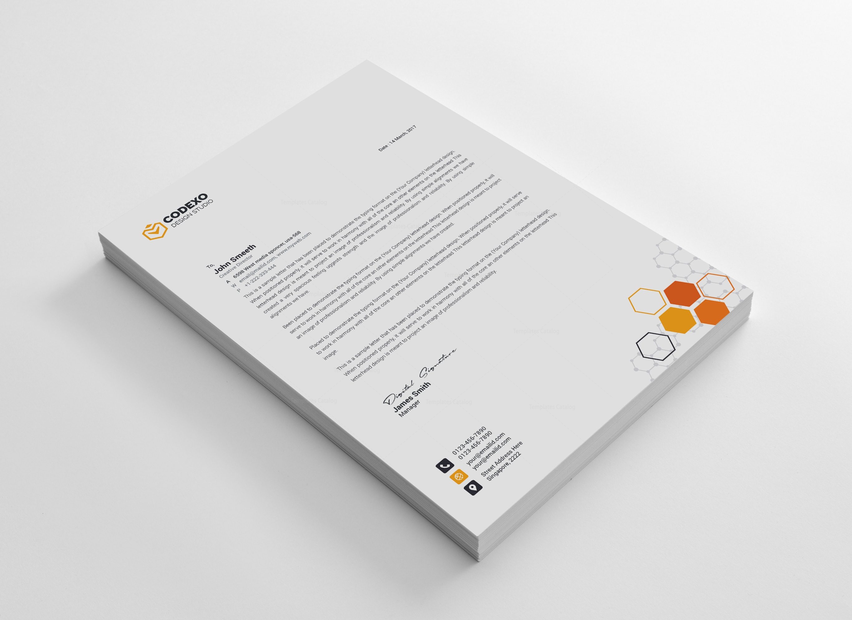 professional company letterhead