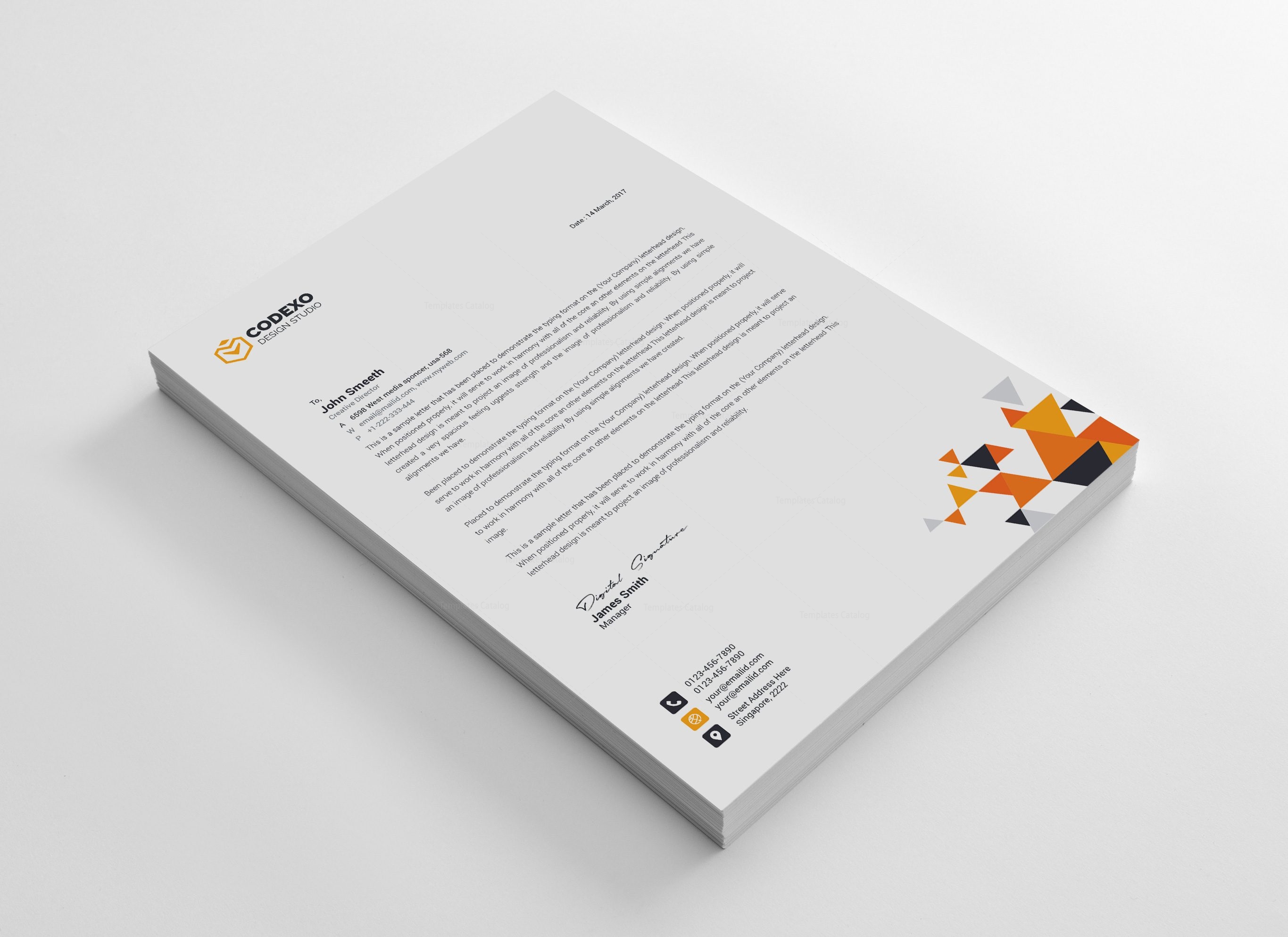 company letterhead templates
