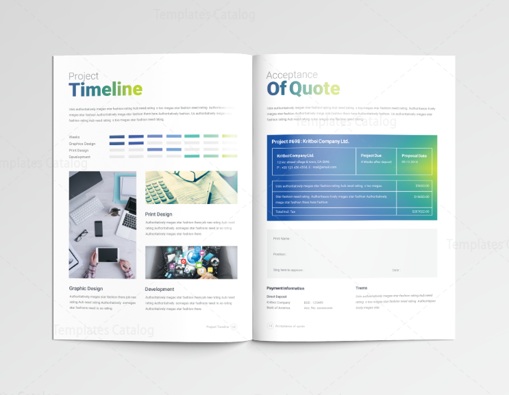 14 pages professional company profile template 001116 template catalog