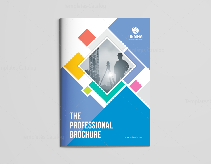 16 pages neptune elegant corporate brochure template 001193