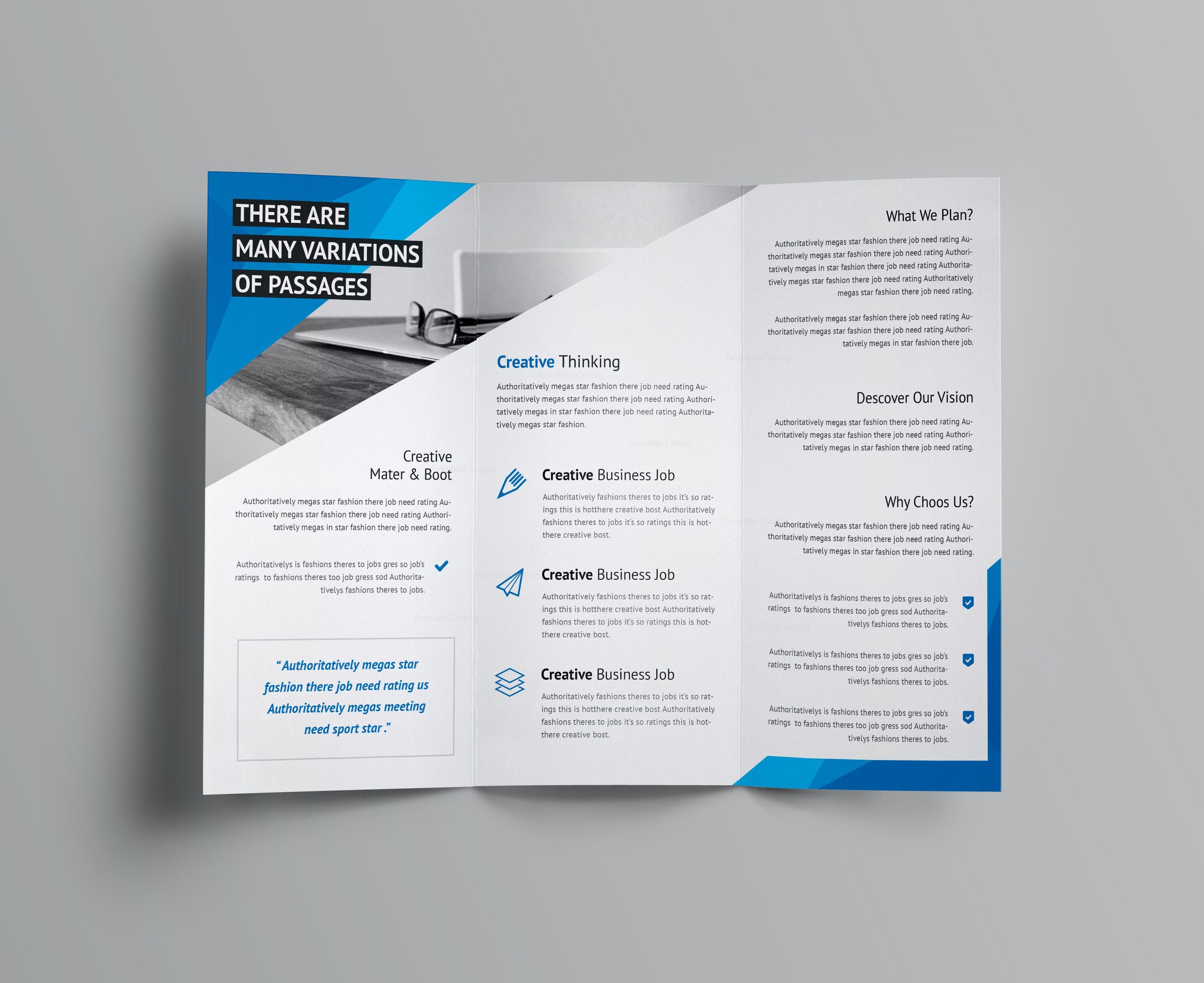 tri fold brochure dimensions