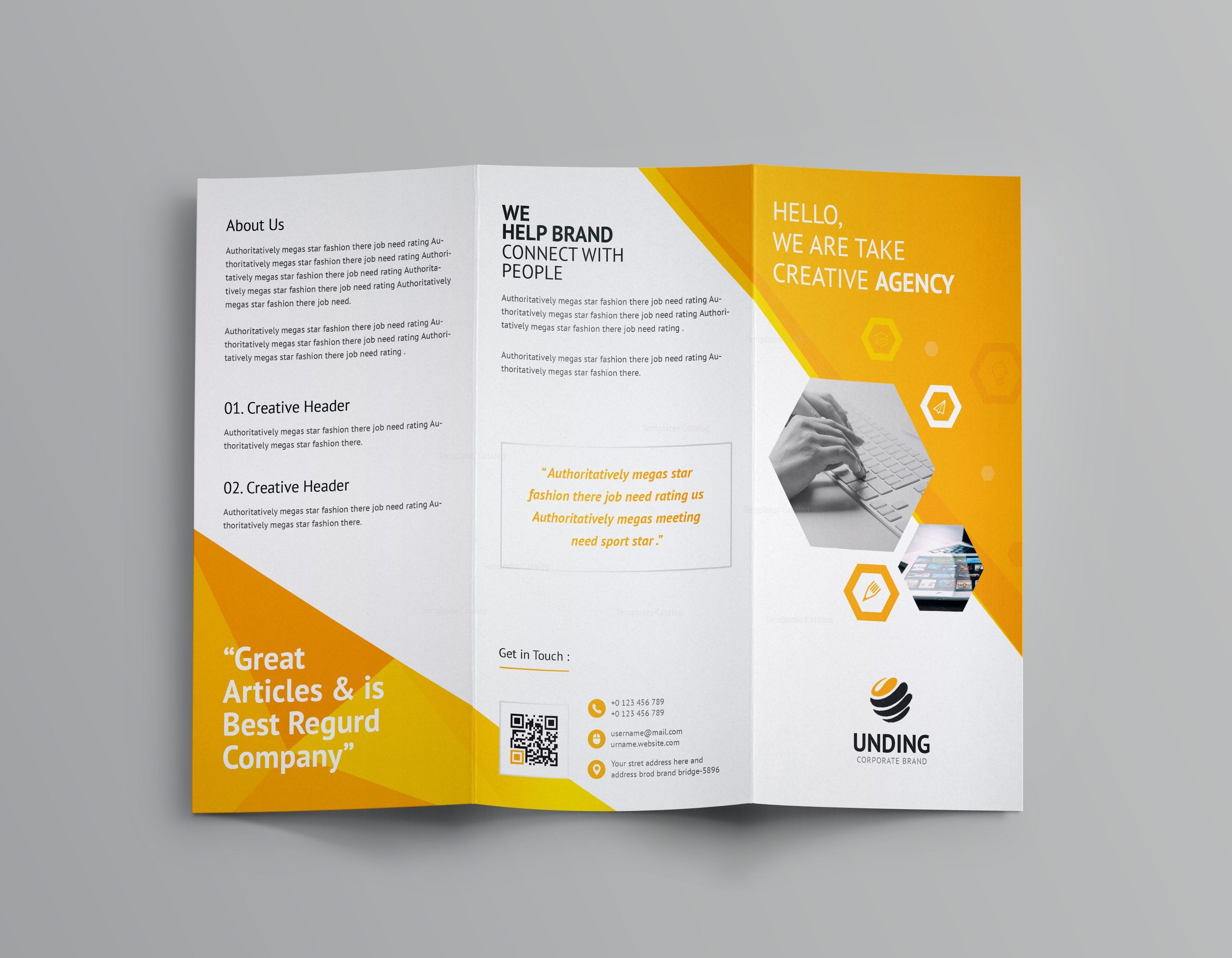 aeolus corporate tri fold brochure template 001159 template catalog