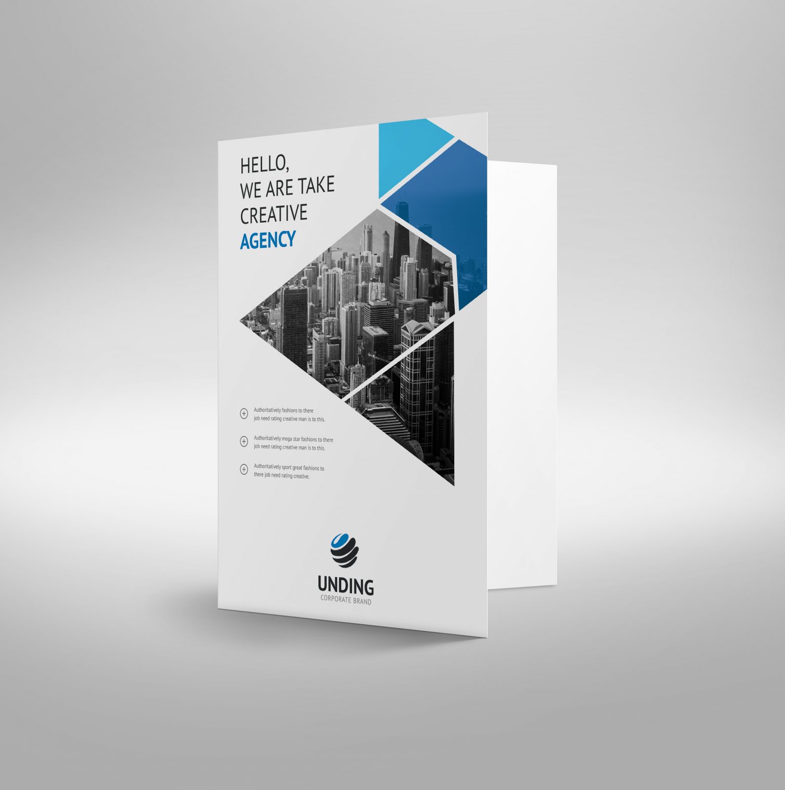 aether professional corporate presentation folder template cv design template