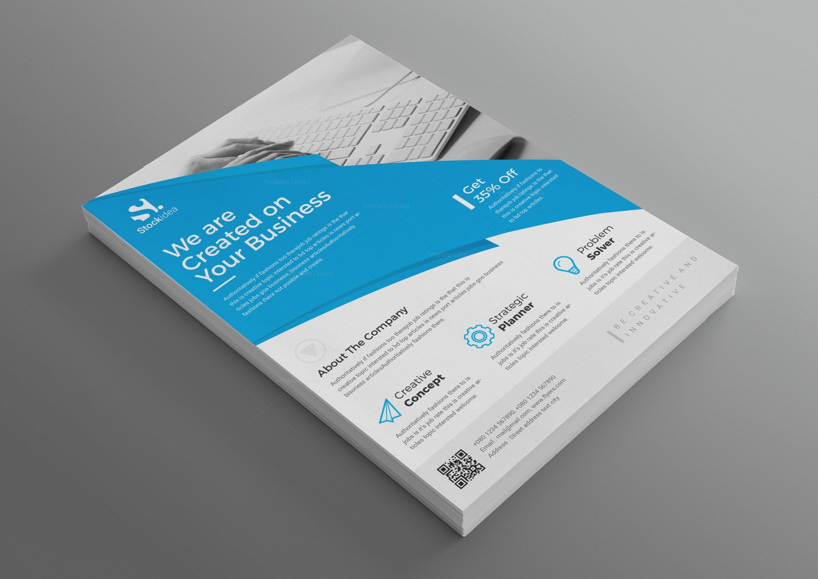 create a business flyer