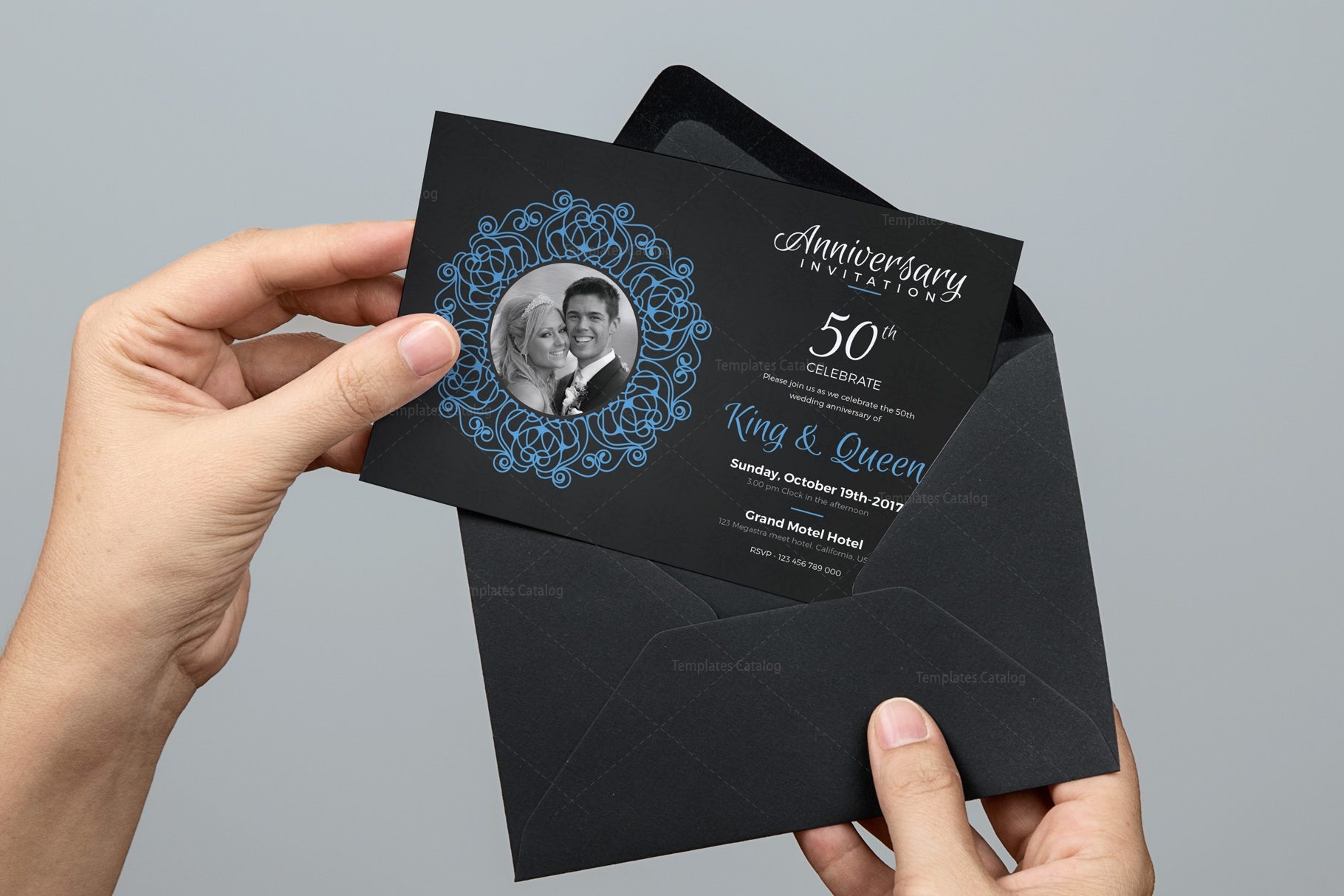 Wedding Invitations Catalogs Portrait Folded Wedding Invitation With