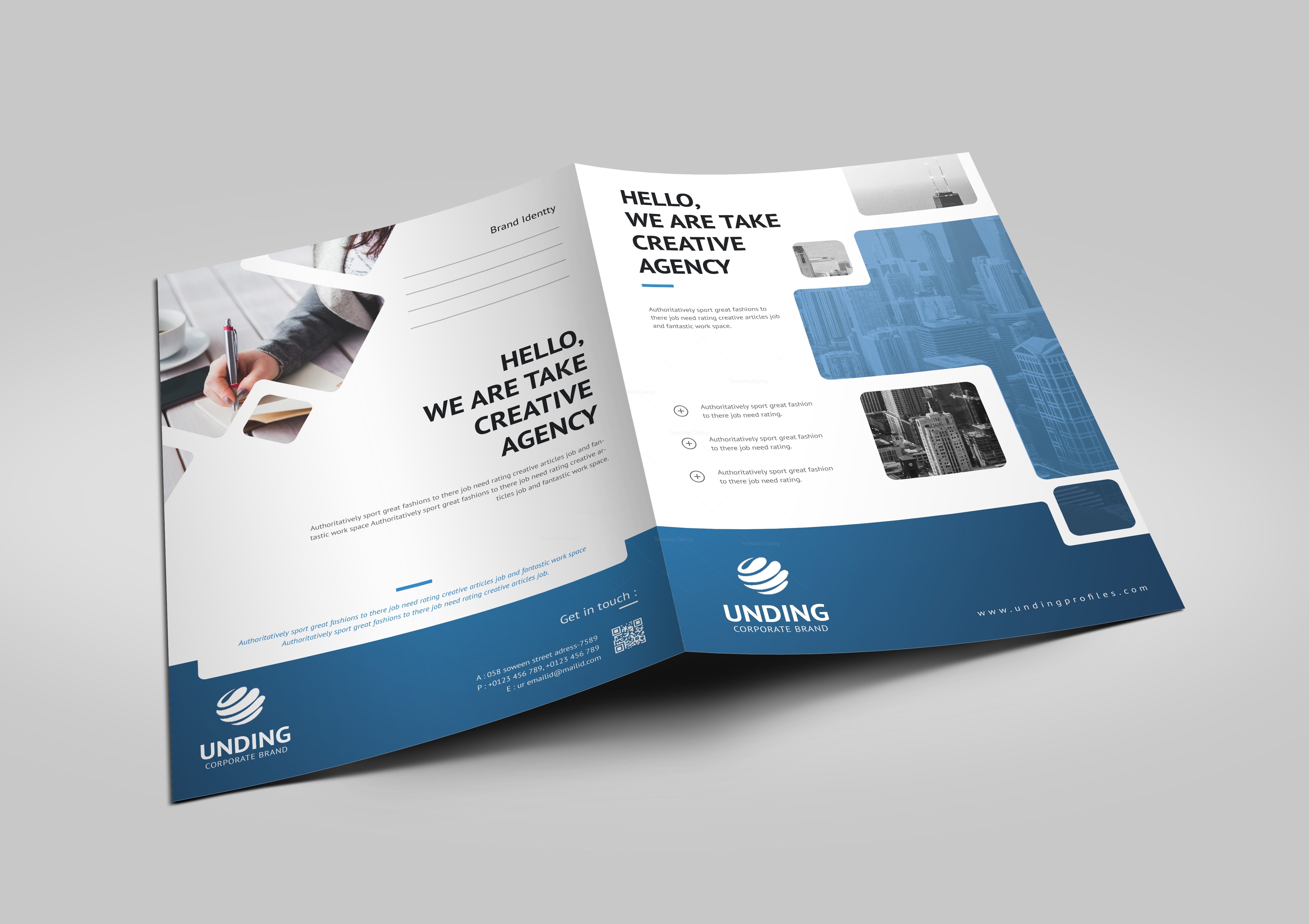 ares modern corporate presentation folder template 001216 template