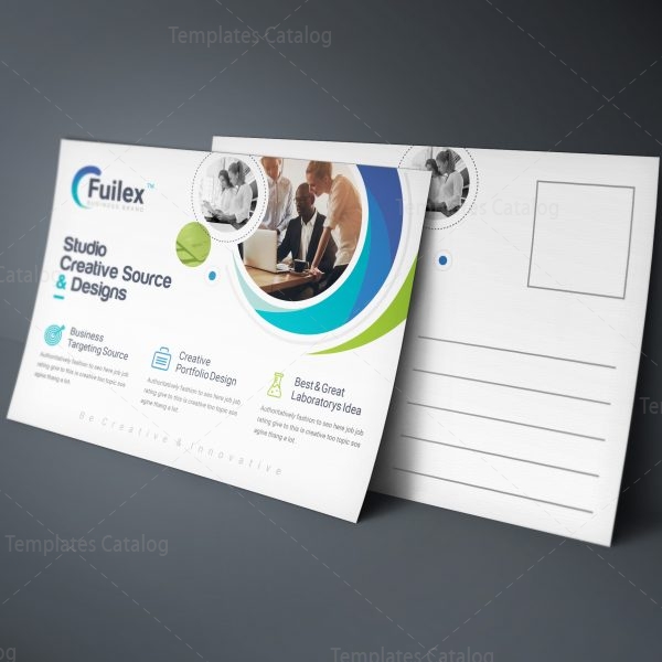postcard advertising template