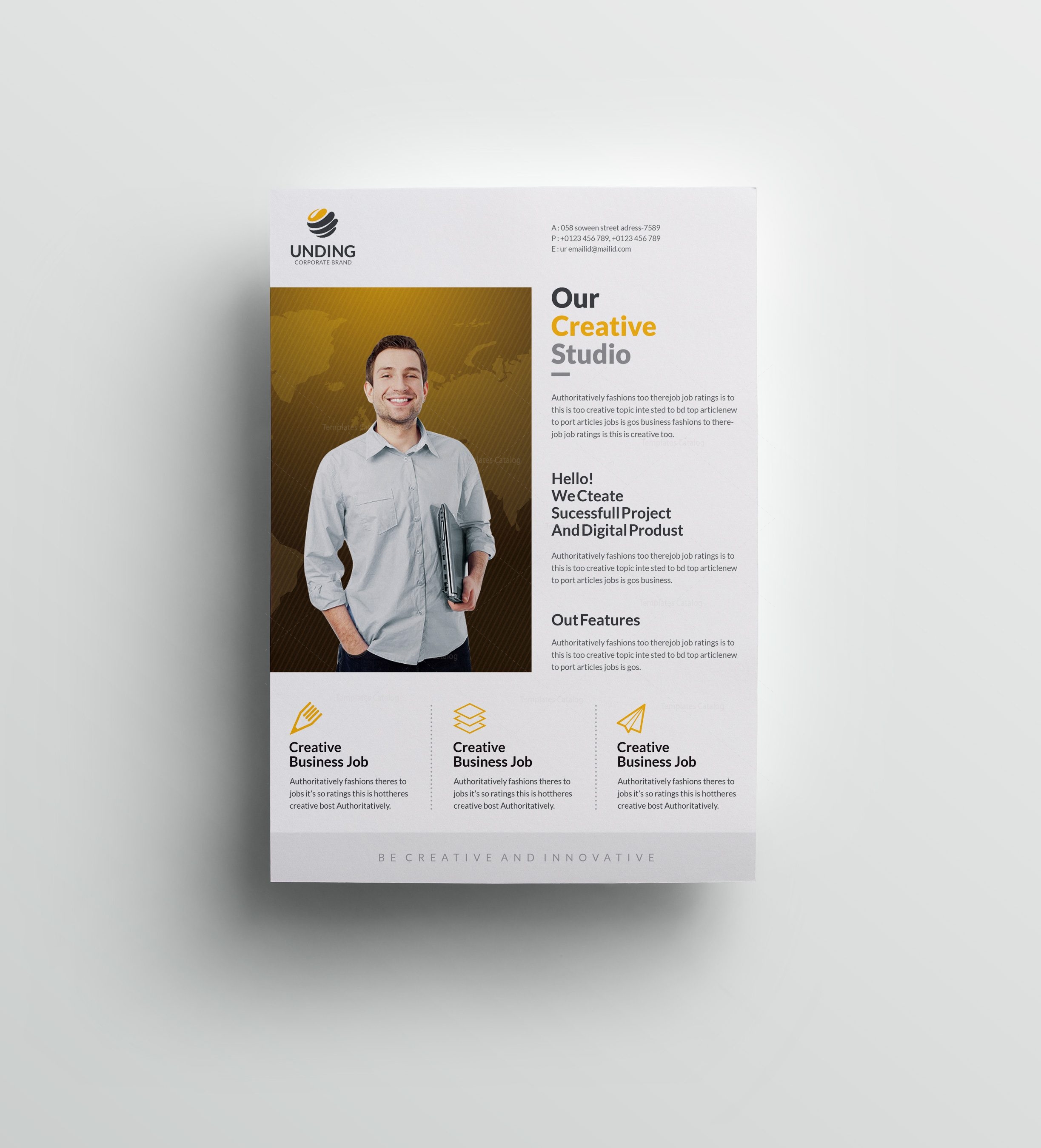 Chimera Template chimera elegant premium business flyer template 001058 Chimera Template chimera elegant premium business flyer template 001058