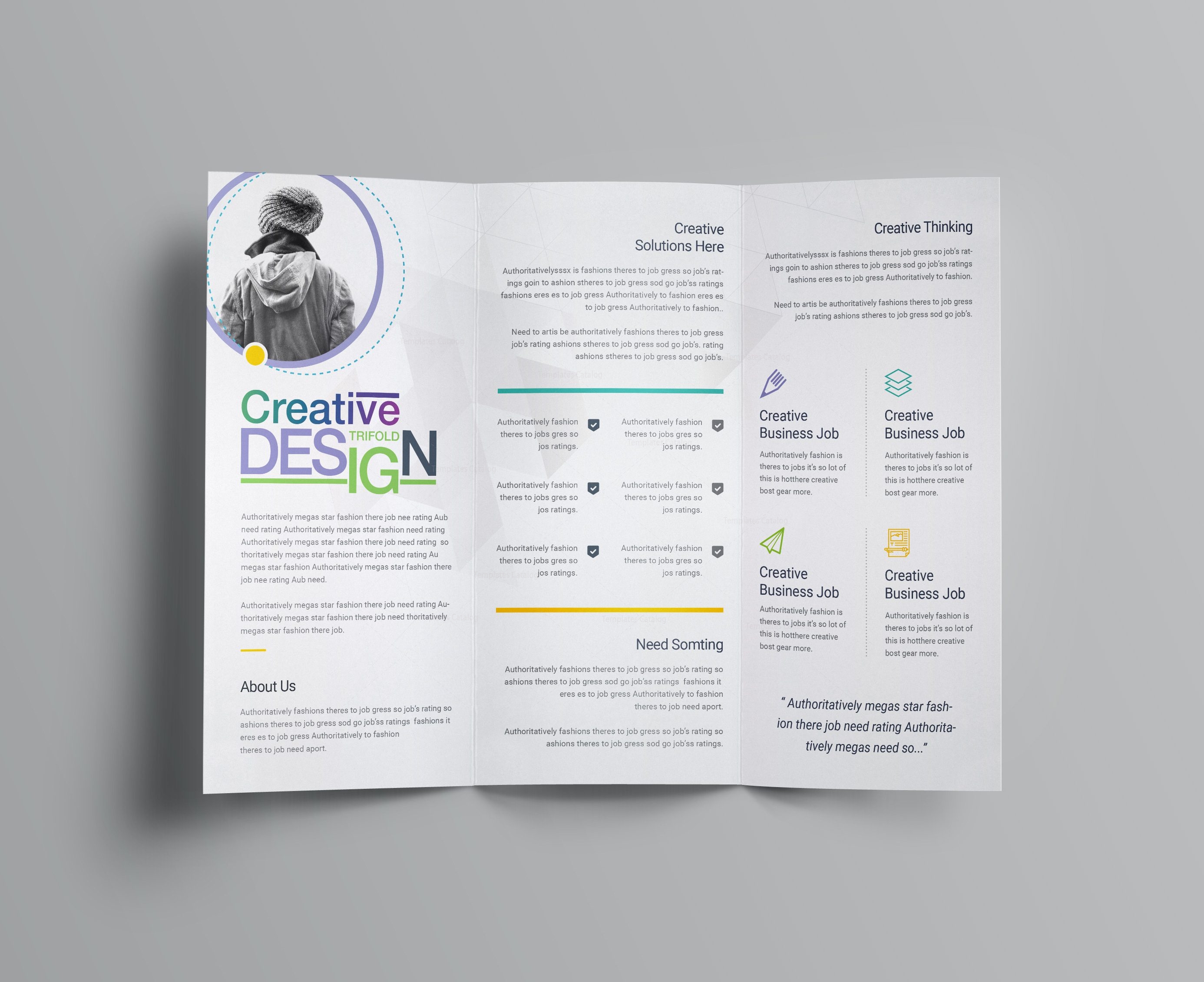 professional tri fold brochure templates
