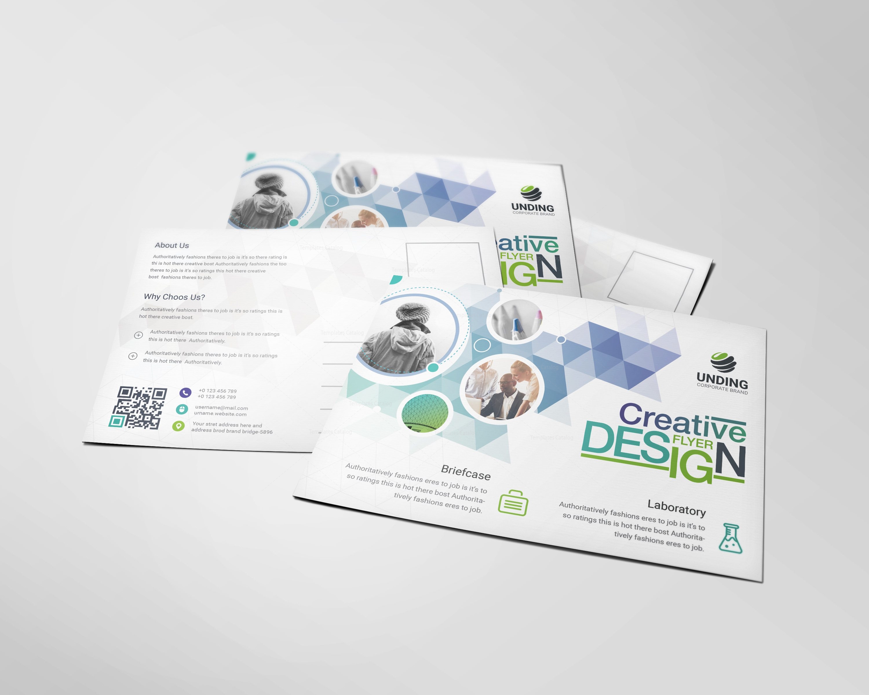 postcard advertising template