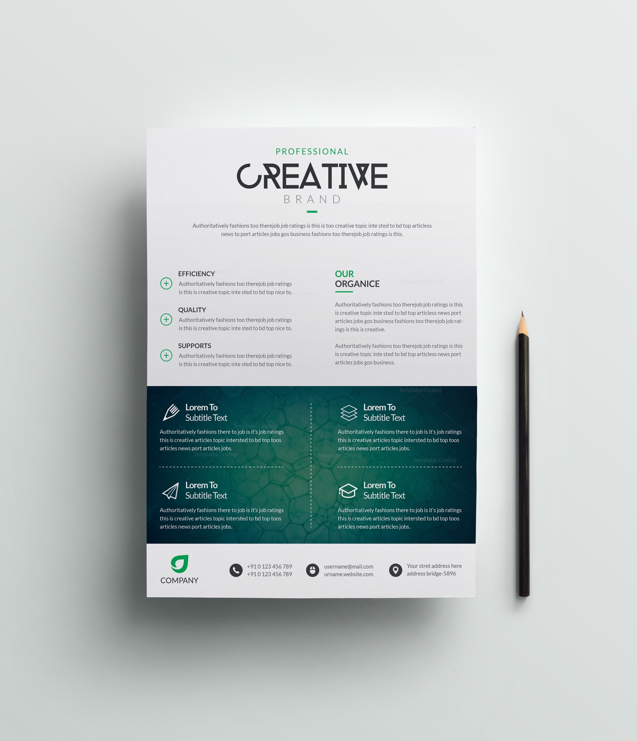 company catalogue template