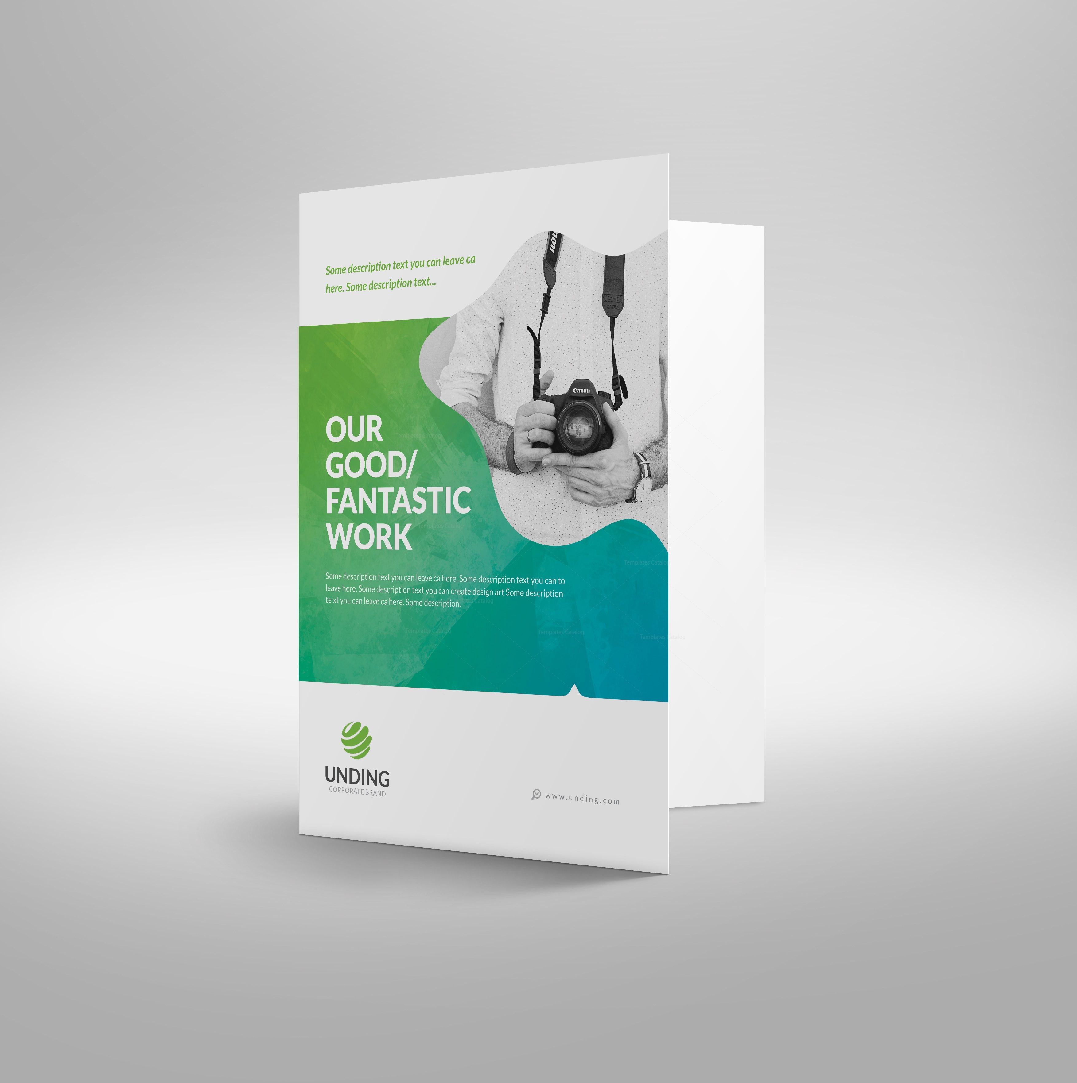 folder template design