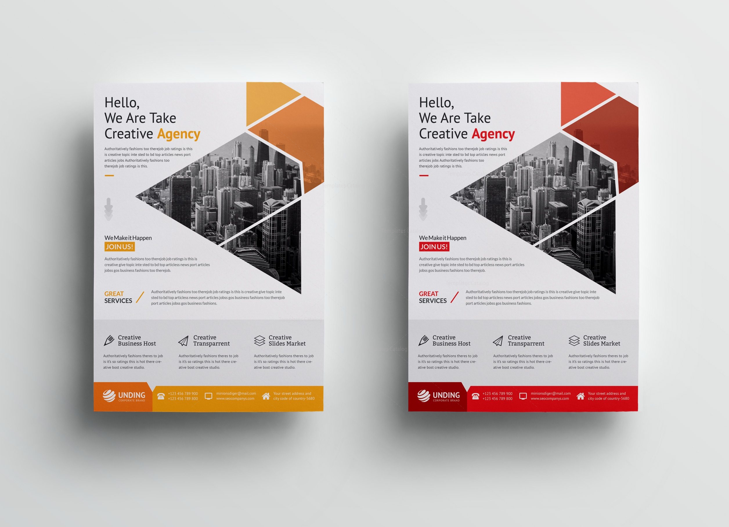 jupiter stylish premium business flyer template 001074 template