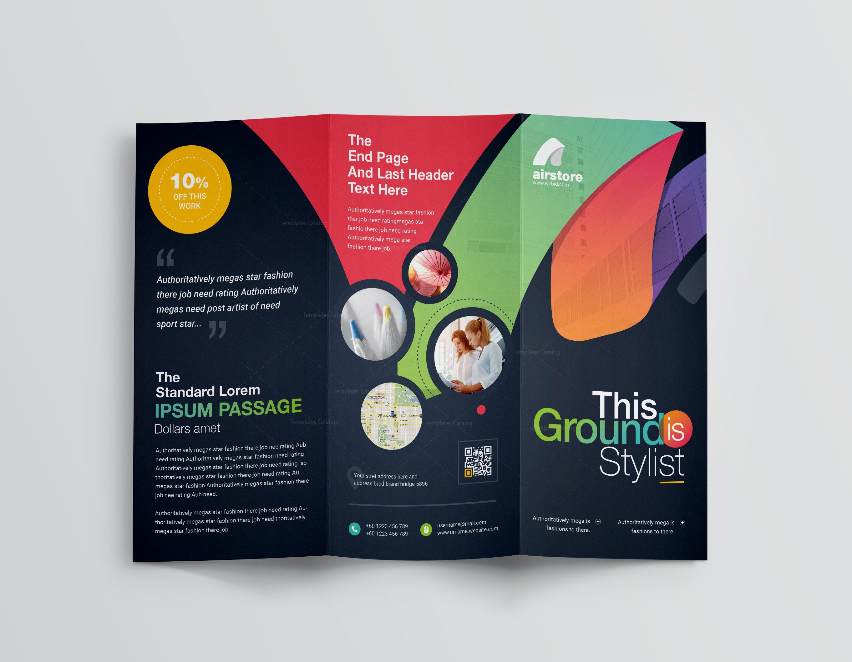 advertising brochure template