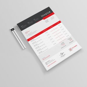 modern invoice