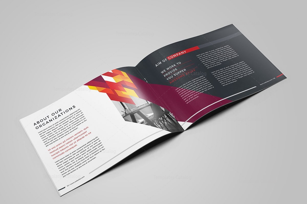 four page brochure