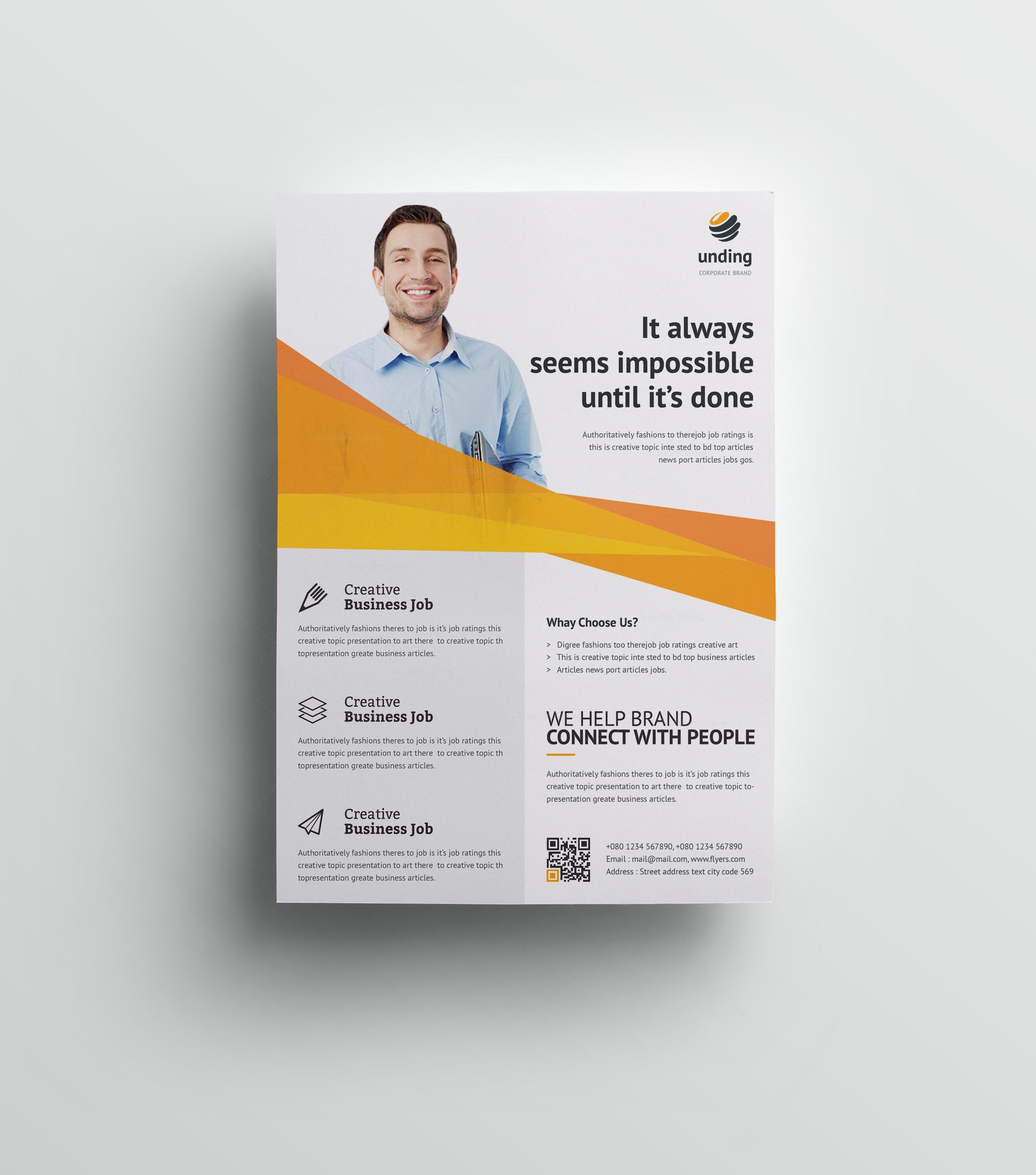 Unicorn Elegant Premium Business Flyer Template 3