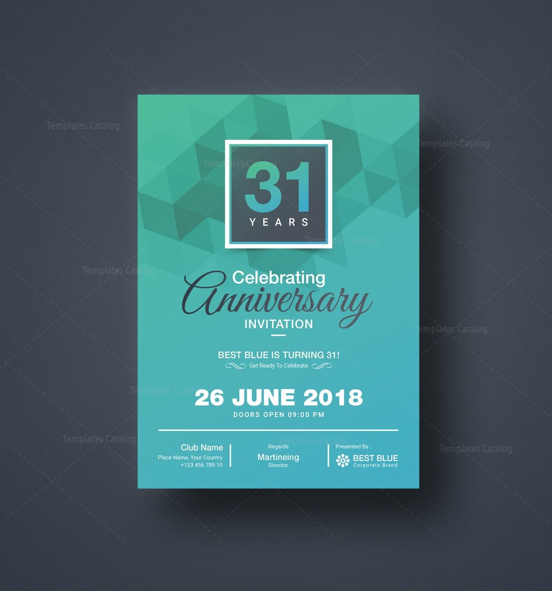 anniversary templates