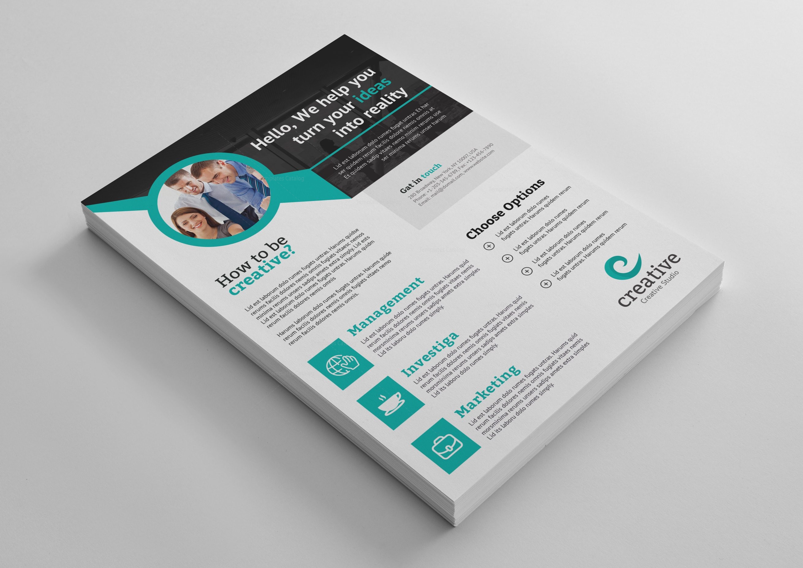 atlanta modern professional flyer template 001389 template catalog professional flyer design