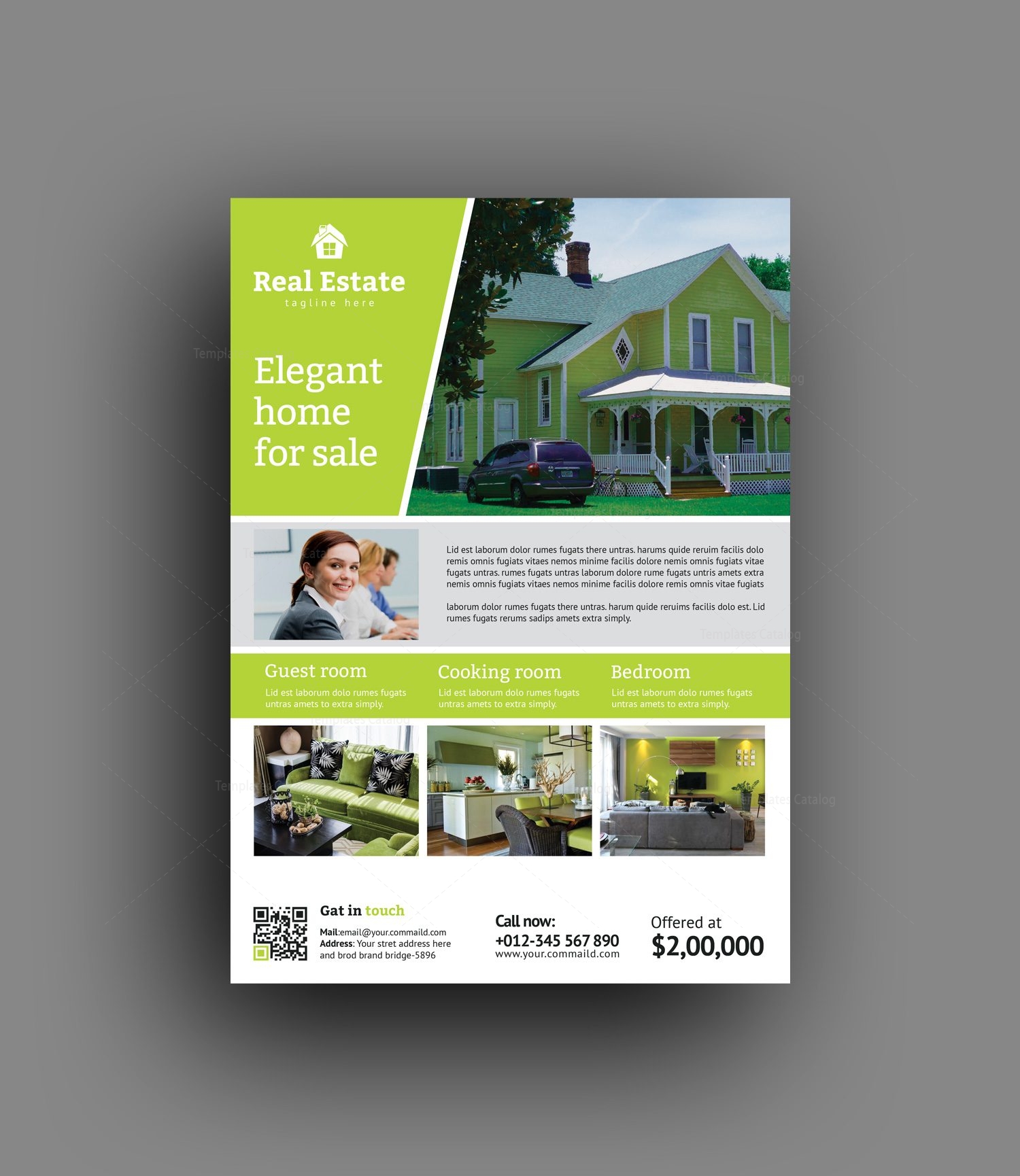 real estate flyer design