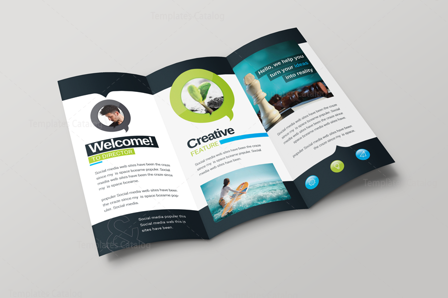 bravo corporate creative tri fold brochure 001286 template catalog