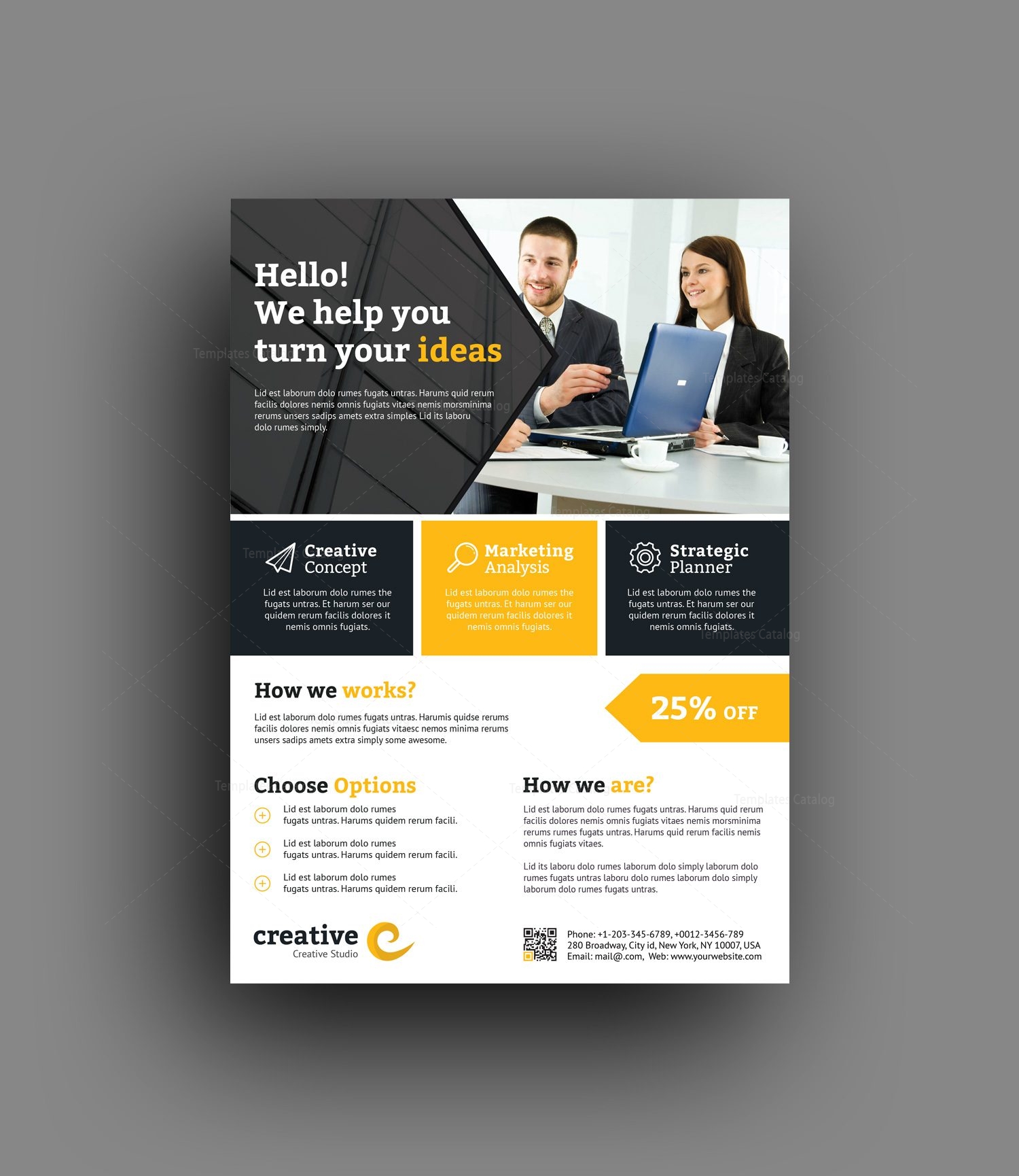 professional brochure template